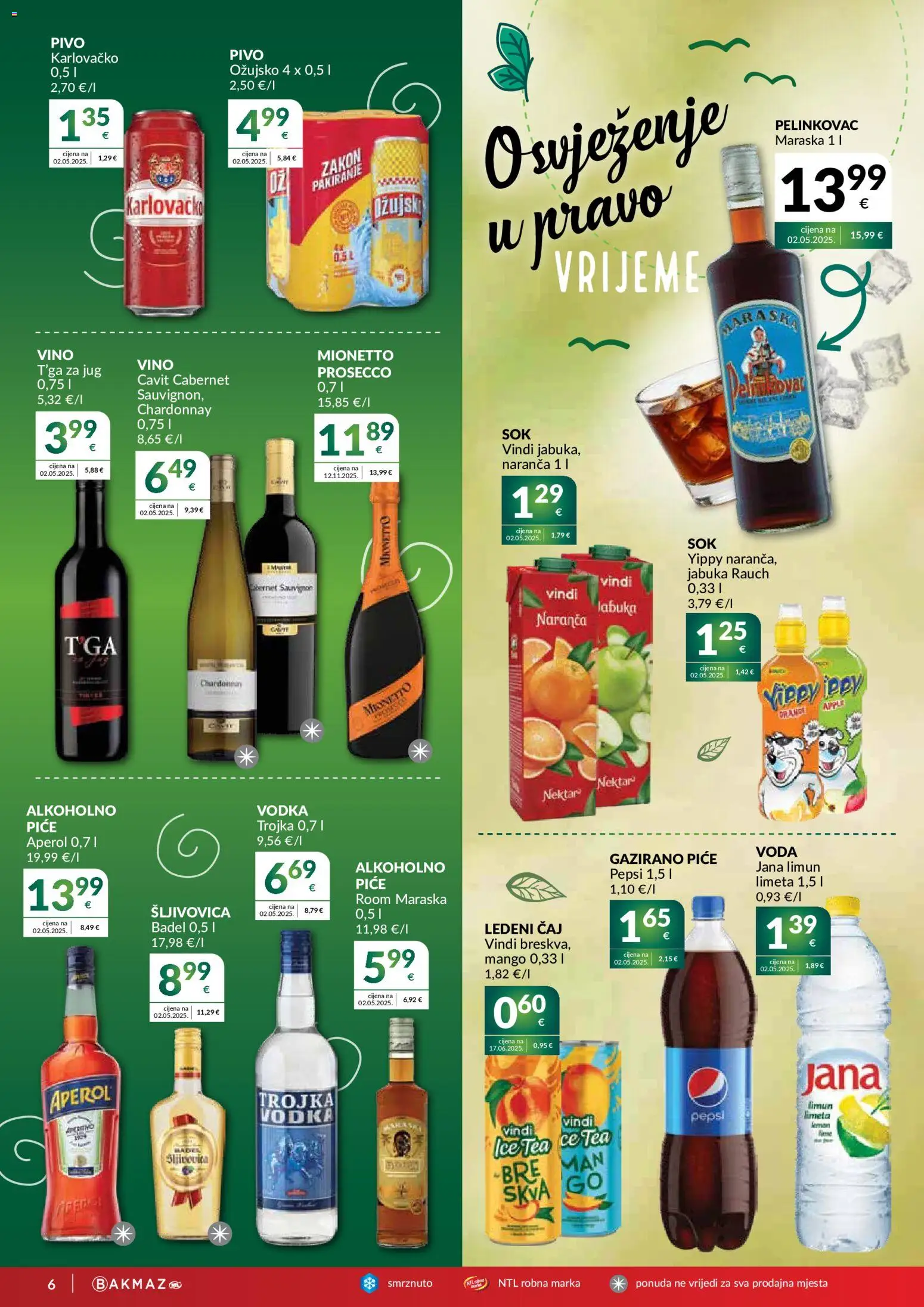 Bakmaz katalog akcija strana 6 – vrijedi od 29.7. do 4.8.2026.
