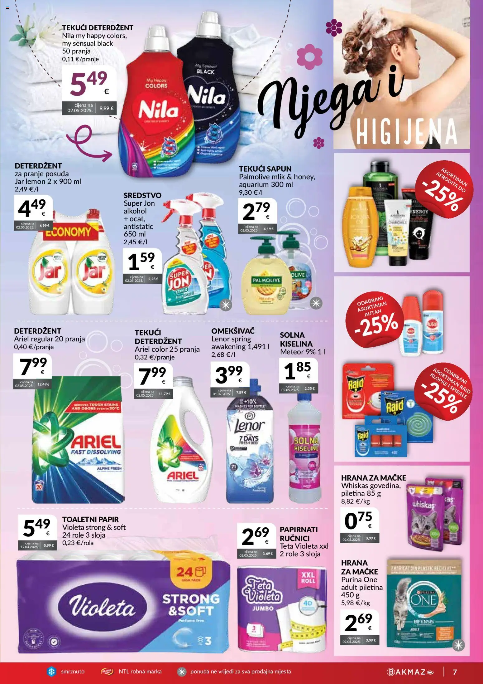 Bakmaz katalog akcija strana 7 – vrijedi od 5.8. do 11.8.2026.