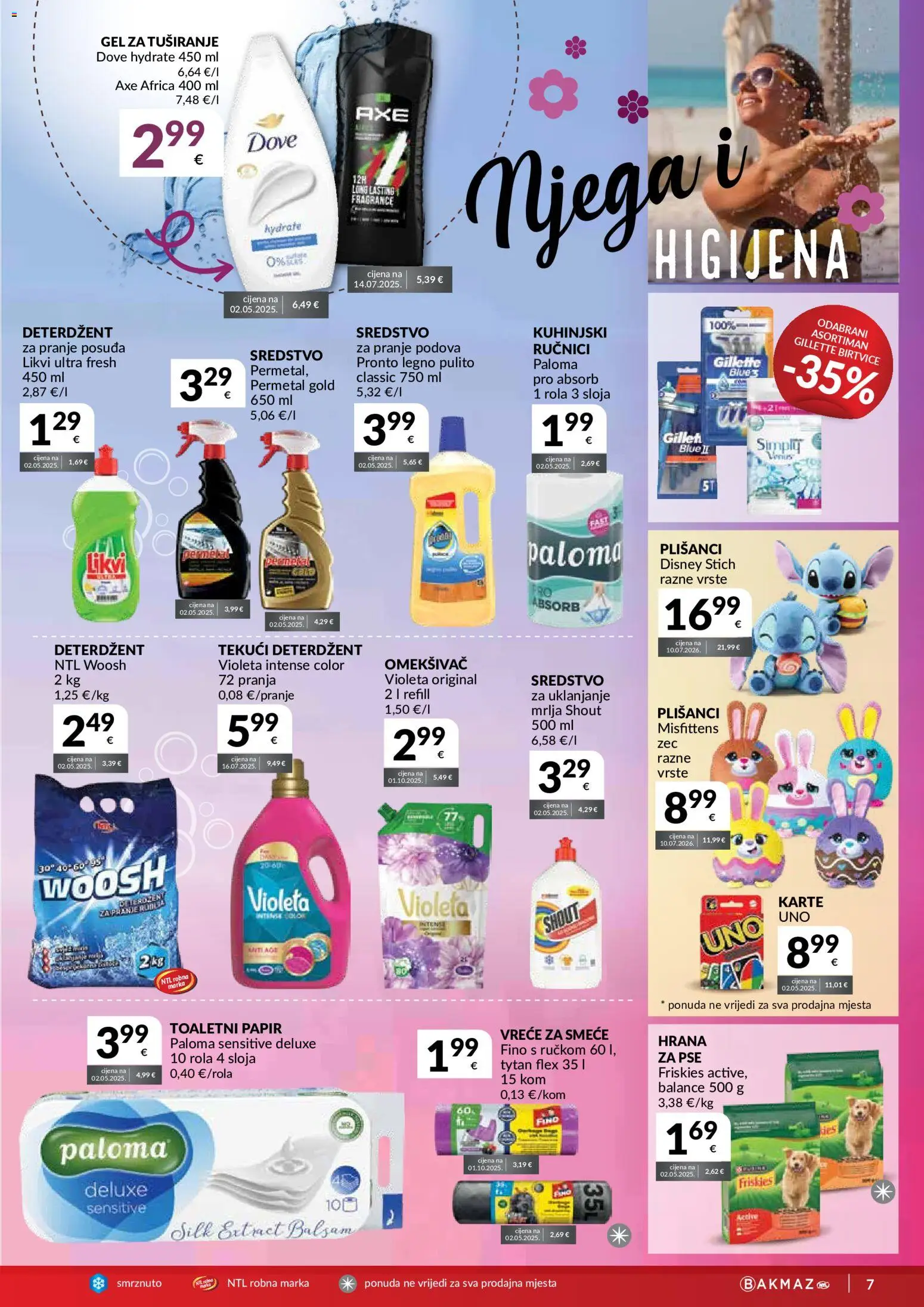 Bakmaz katalog akcija strana 7 – vrijedi od 29.7. do 4.8.2026.