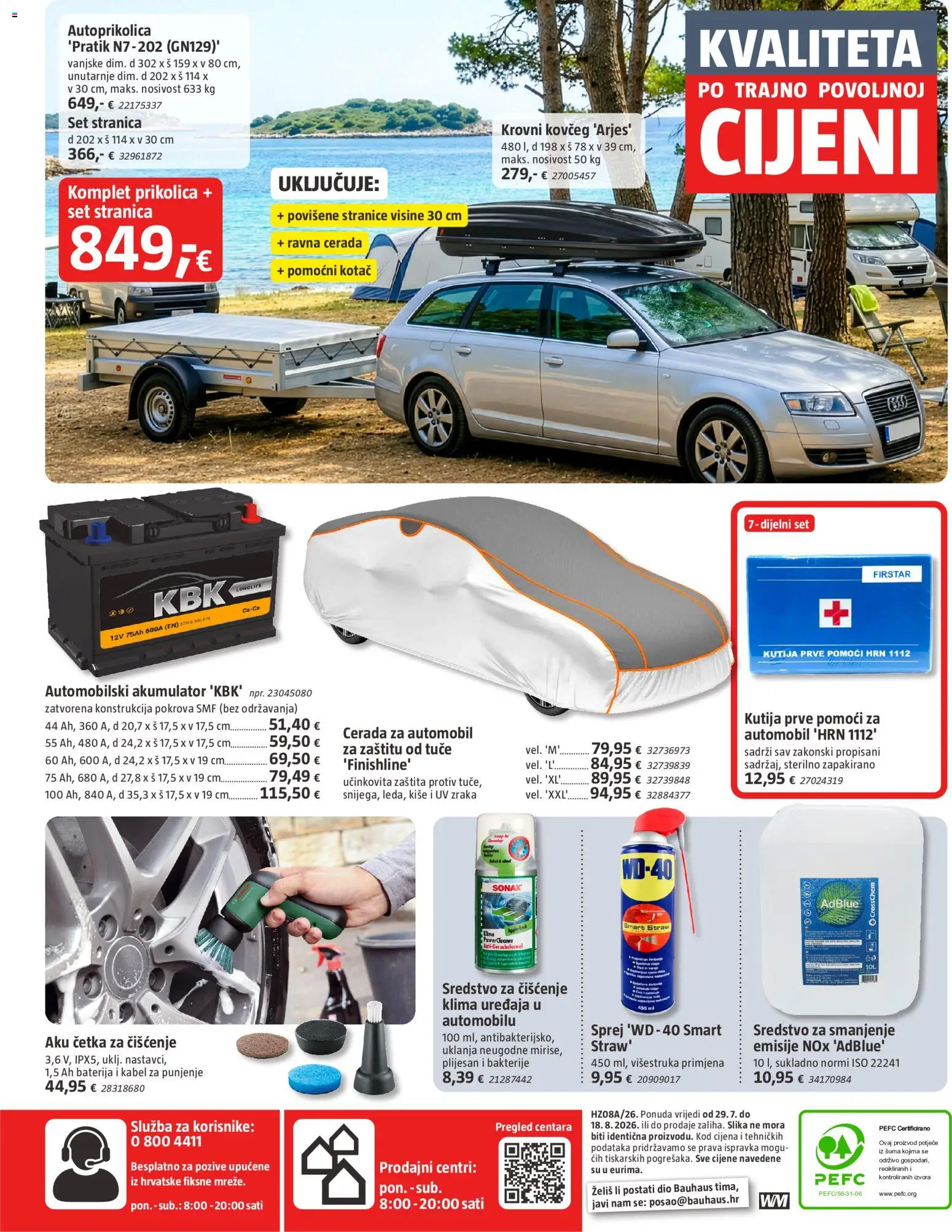 Bauhaus katalog akcija strana 24 – vrijedi od 29.7. do 18.8.2026.