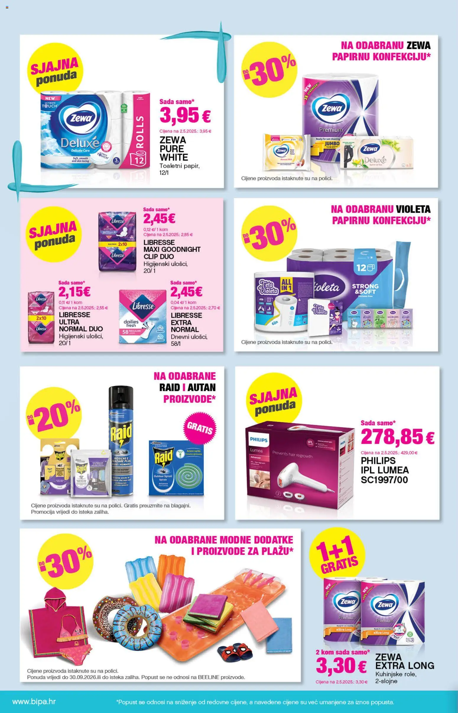Bipa katalog akcija strana 18 – vrijedi od 6.8. do 19.8.2026.