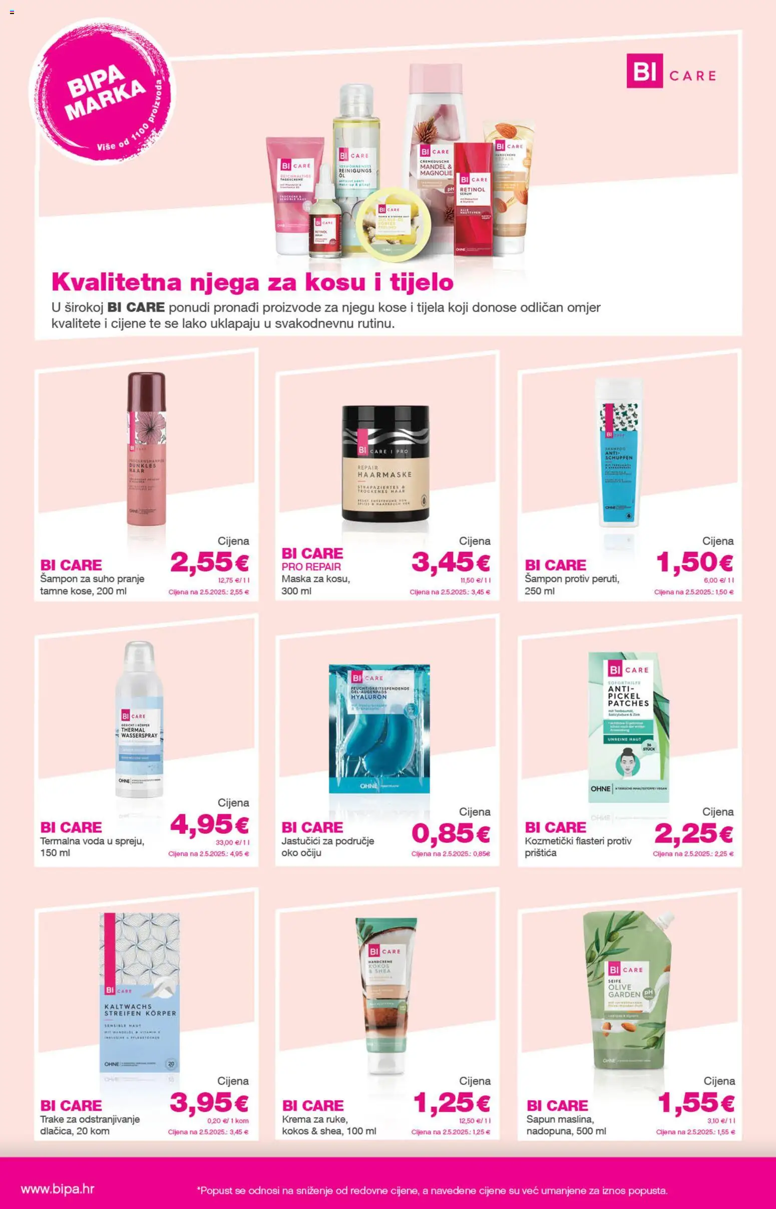 Bipa katalog akcija strana 22 – vrijedi od 6.8. do 19.8.2026.