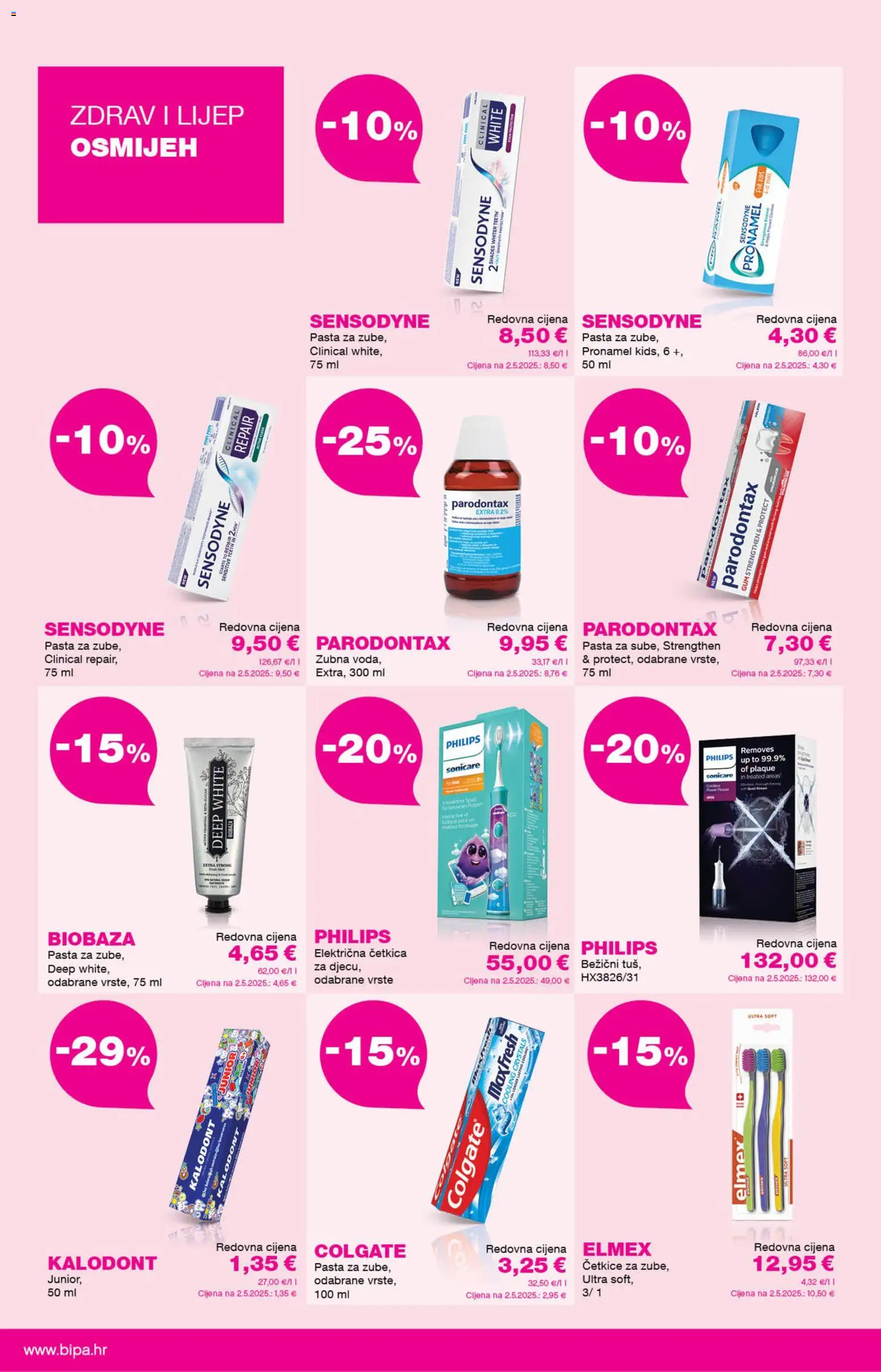 Bipa katalog akcija strana 6 – vrijedi od 1.7. do 31.8.2026.