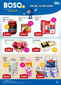 Boso katalog akcija strana 1 – vrijedi od 6.8. do 12.8.2026.