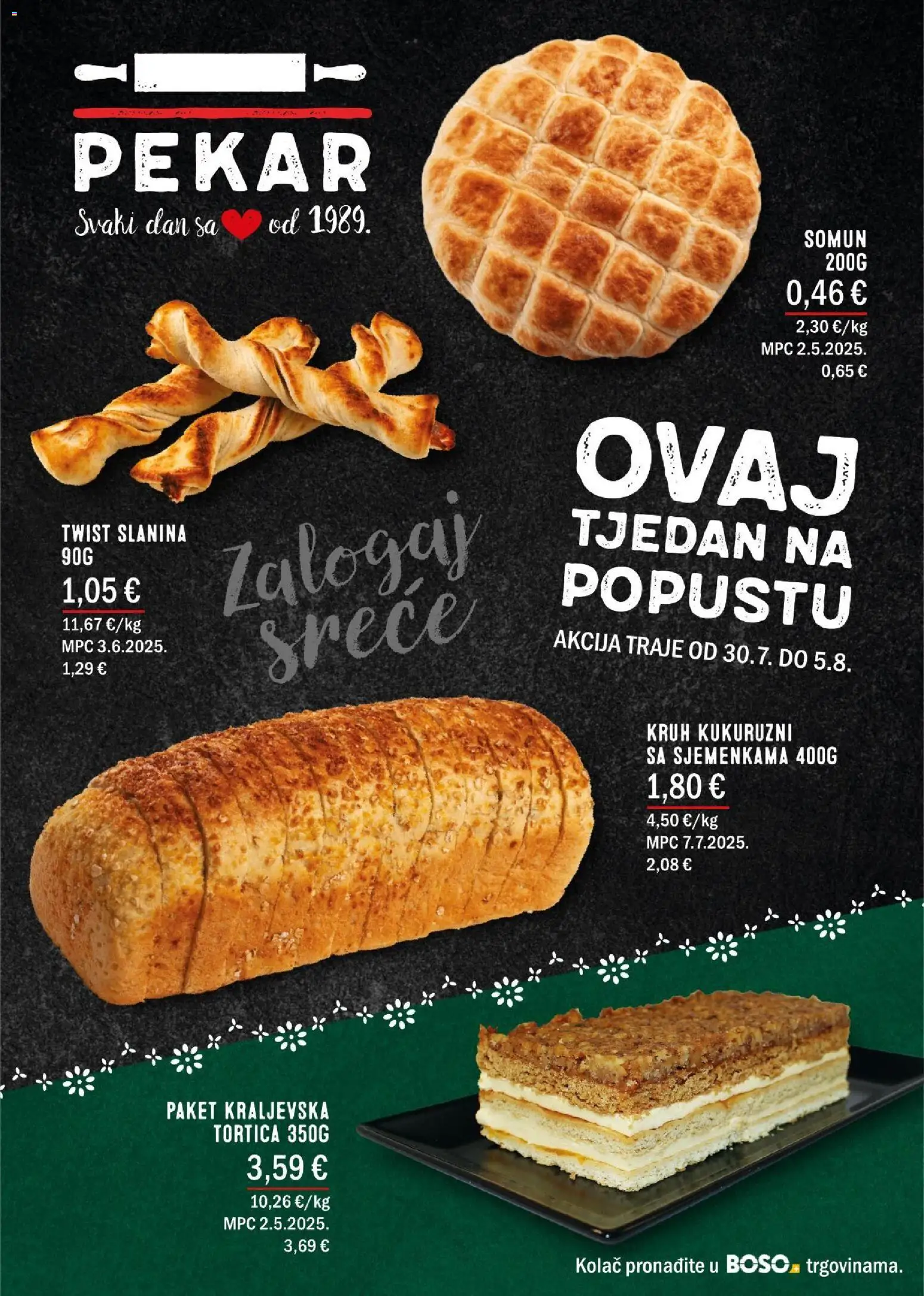 Boso katalog akcija strana 2 – vrijedi od 30.7. do 12.8.2026.