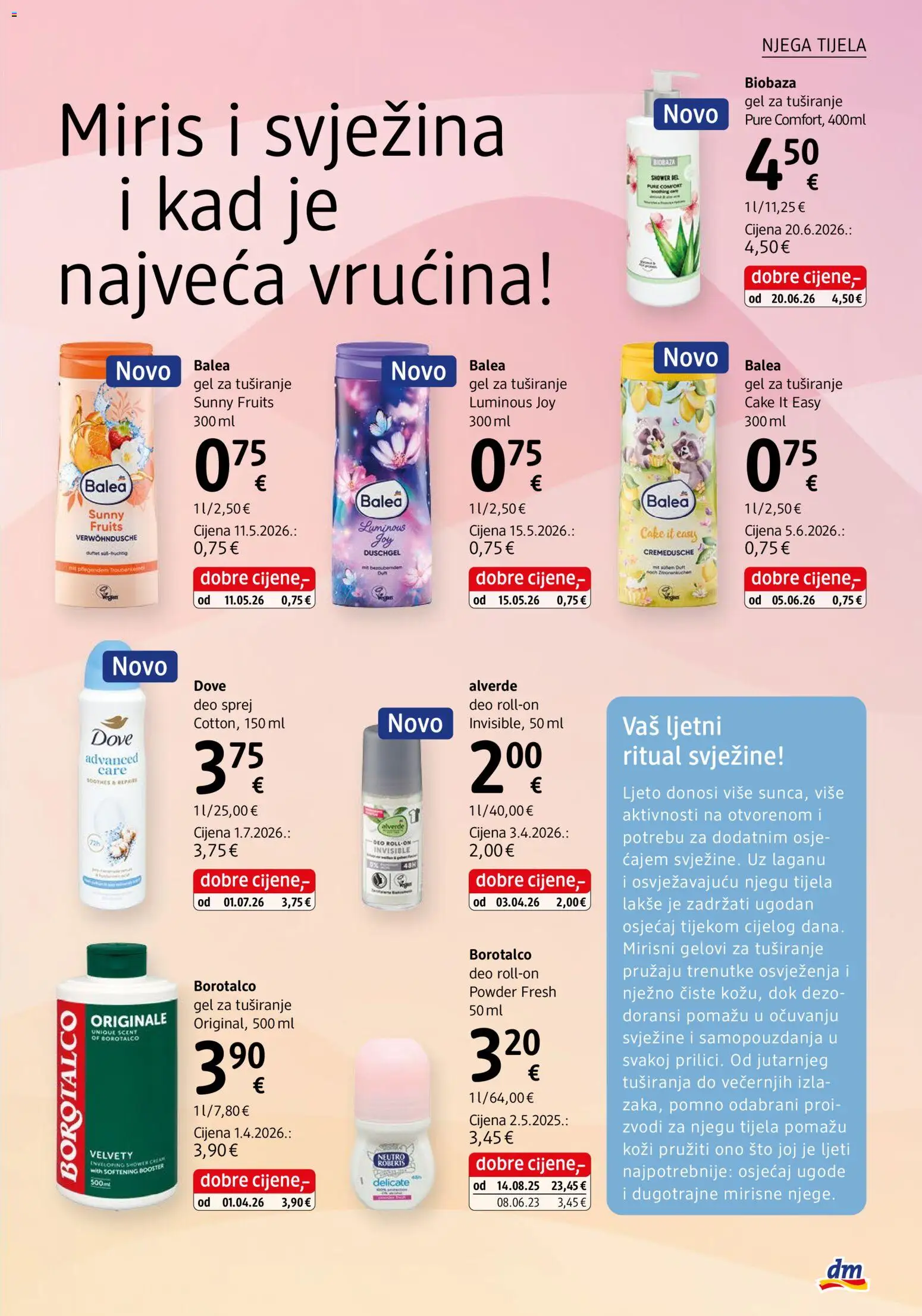 dm katalog akcija strana 11 – vrijedi od 1.8. do 31.8.2026.