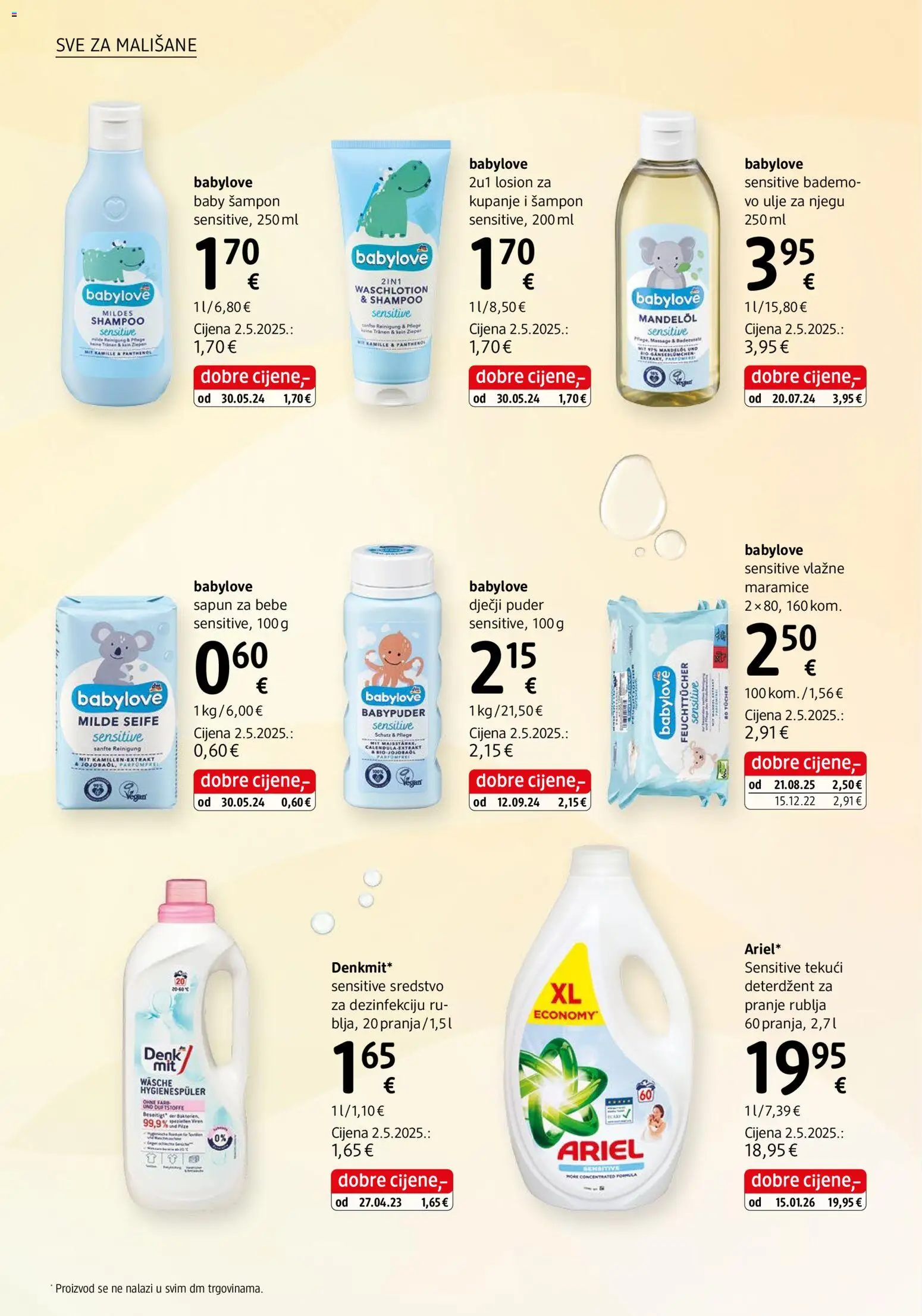 dm katalog akcija strana 34 – vrijedi od 1.8. do 31.8.2026.