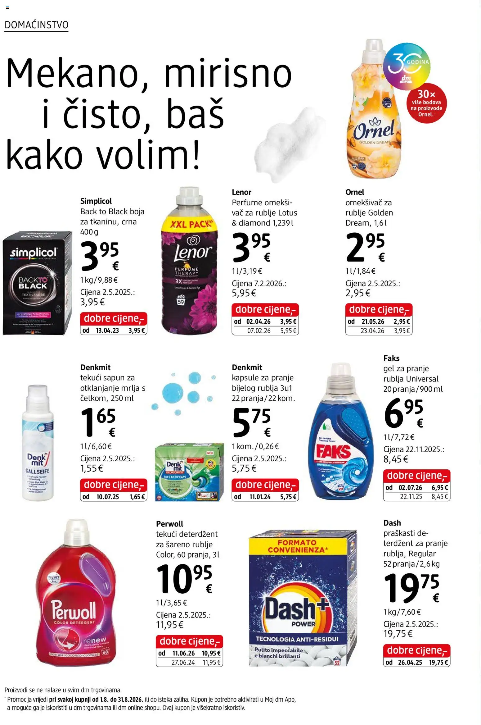 dm katalog akcija strana 36 – vrijedi od 1.8. do 31.8.2026.