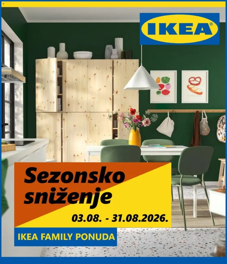 IKEA katalog akcija strana 1 – vrijedi od 3.8. do 31.8.2026.