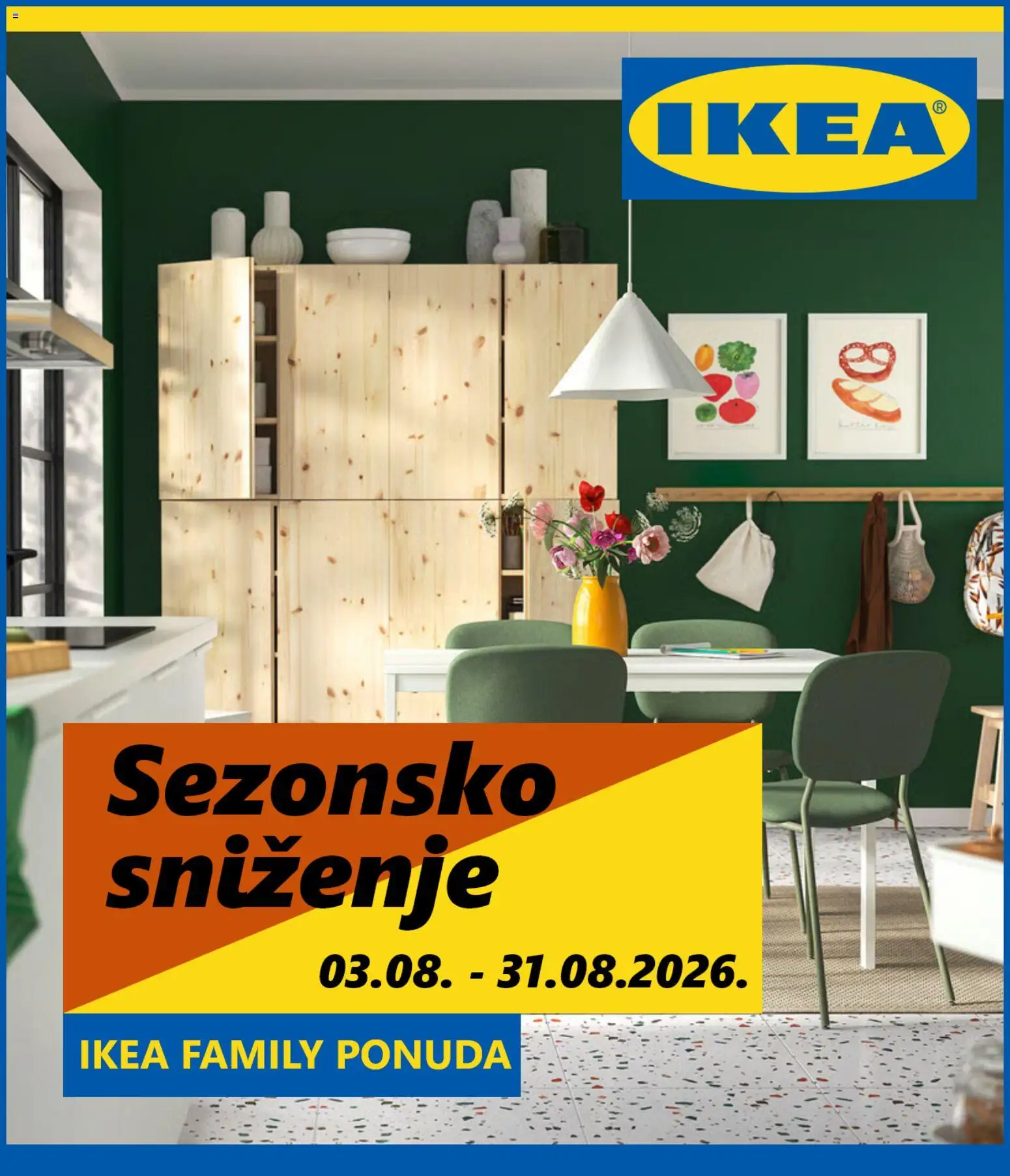 IKEA katalog akcija strana 1 – vrijedi od 3.8. do 31.8.2026.