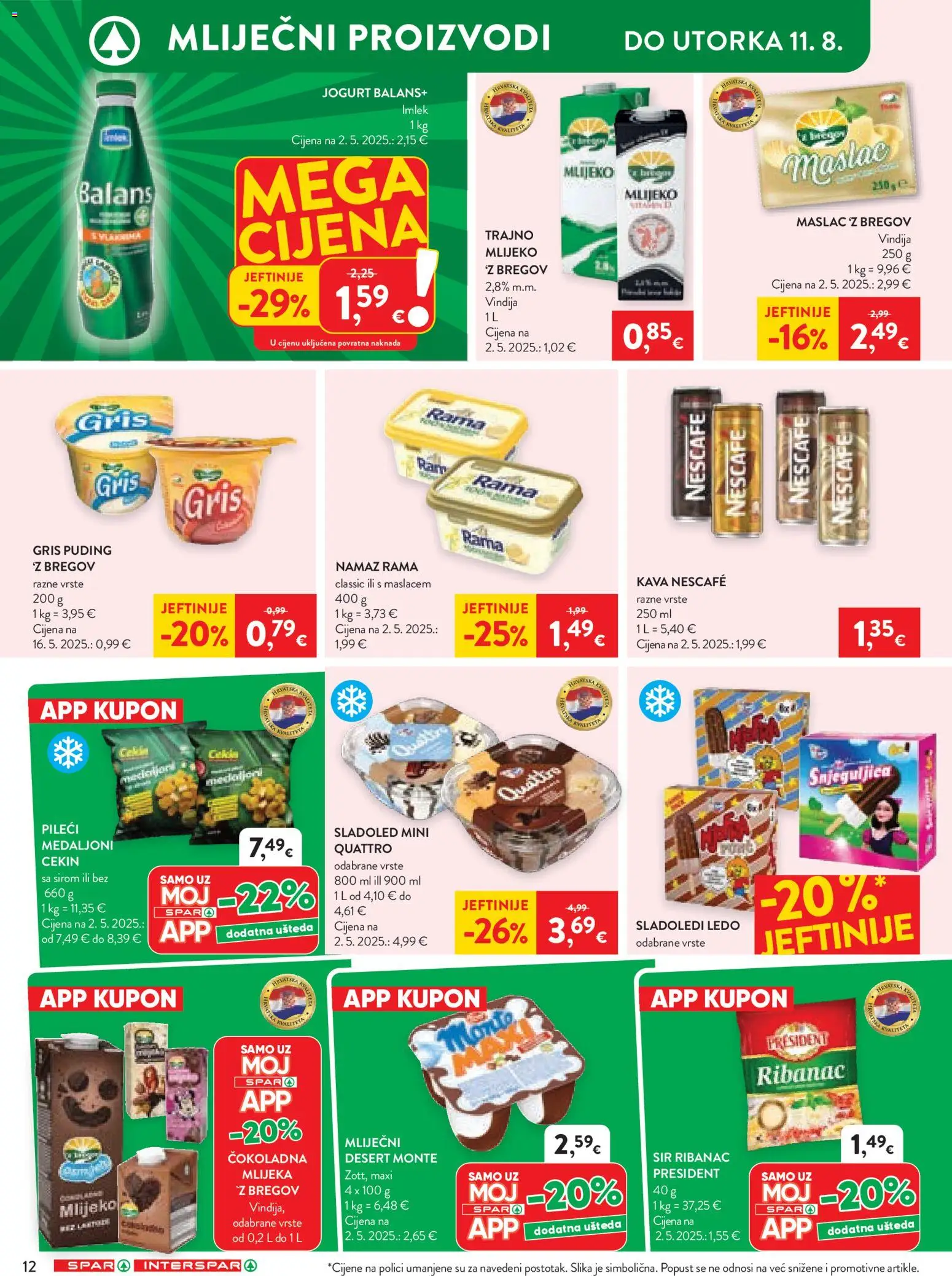 Interspar katalog akcija strana 13 – vrijedi od 4.8. do 11.8.2026.