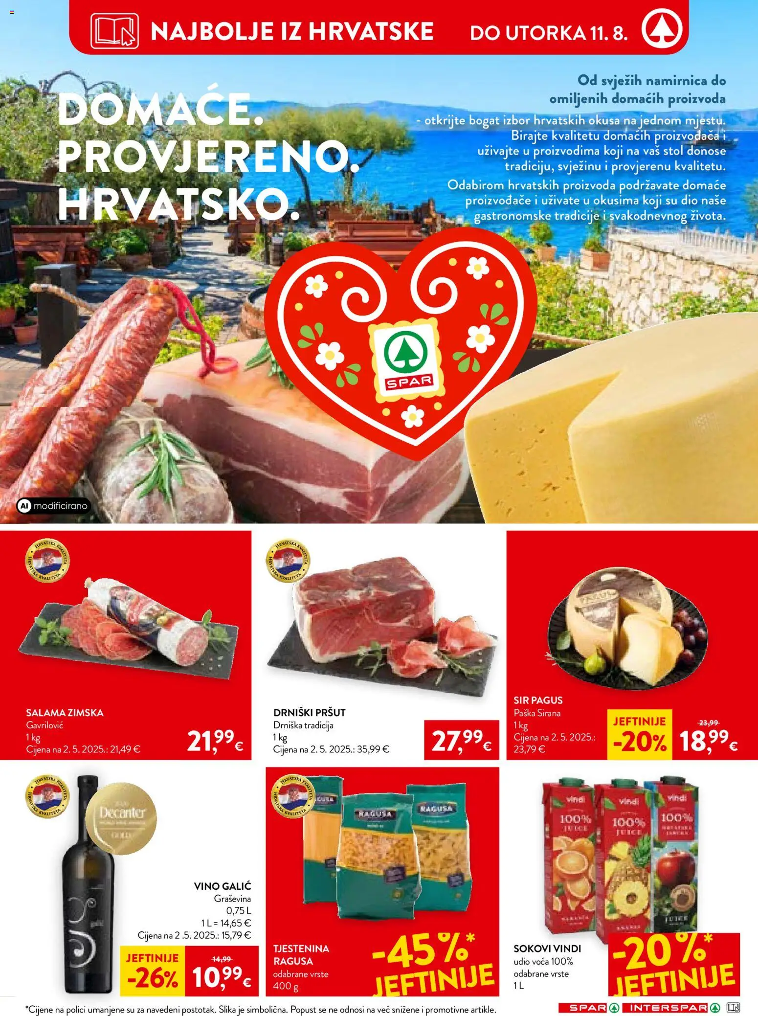 Interspar katalog akcija strana 14 – vrijedi od 4.8. do 11.8.2026.