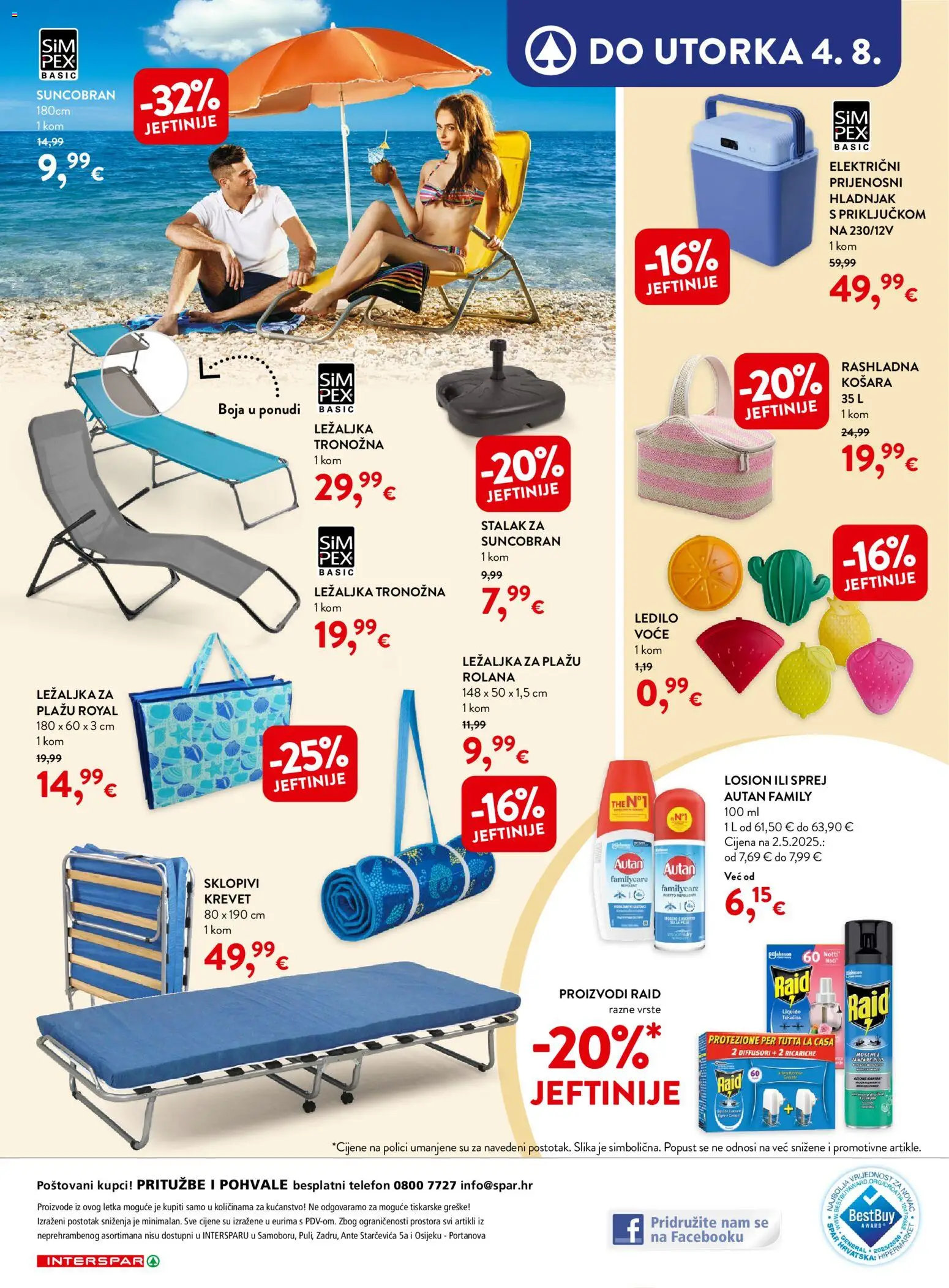 Interspar katalog akcija strana 16 – vrijedi od 27.5. do 4.8.2026.