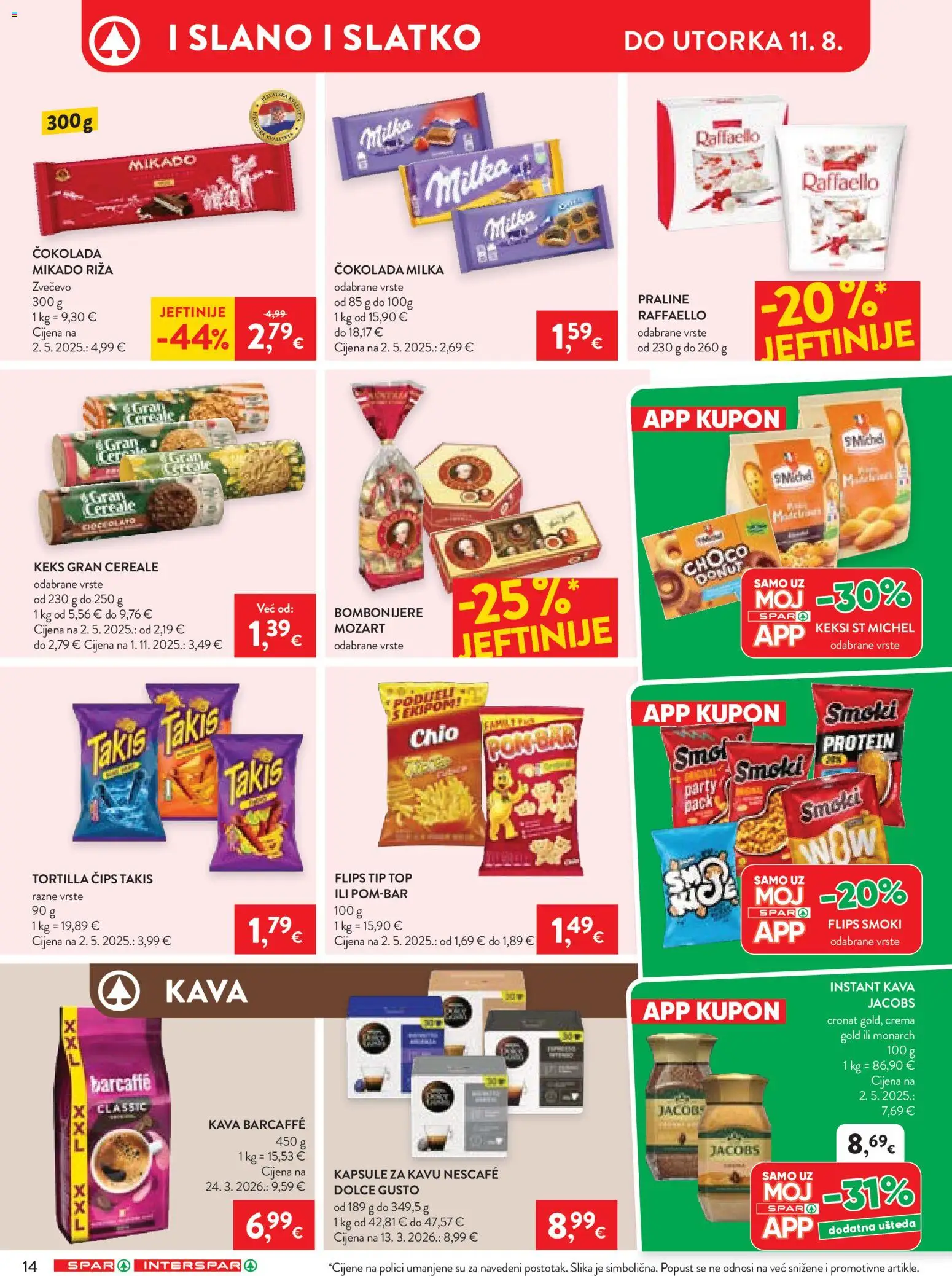 Interspar katalog akcija strana 18 – vrijedi od 4.8. do 11.8.2026.