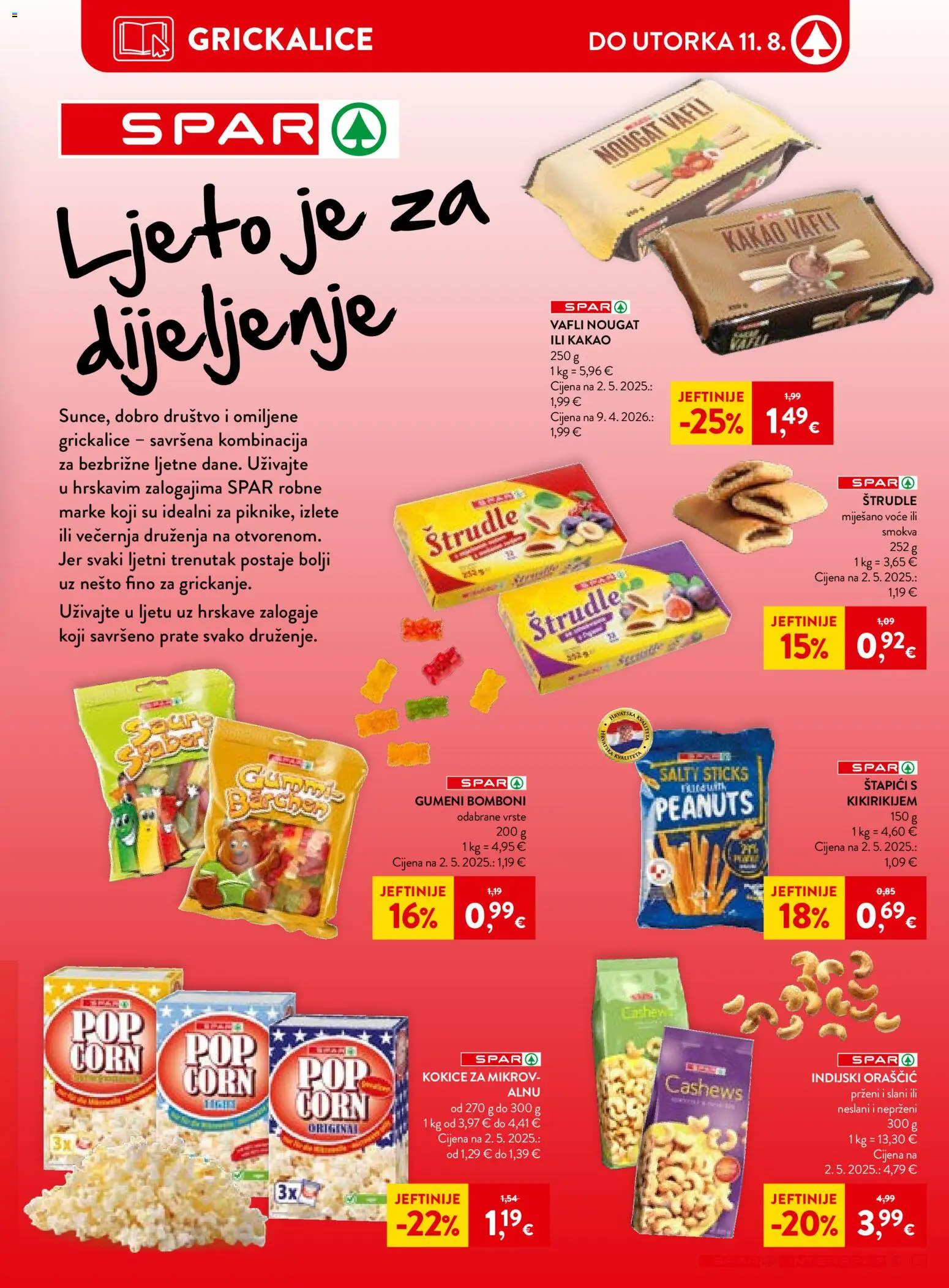 Interspar katalog akcija strana 19 – vrijedi od 4.8. do 11.8.2026.