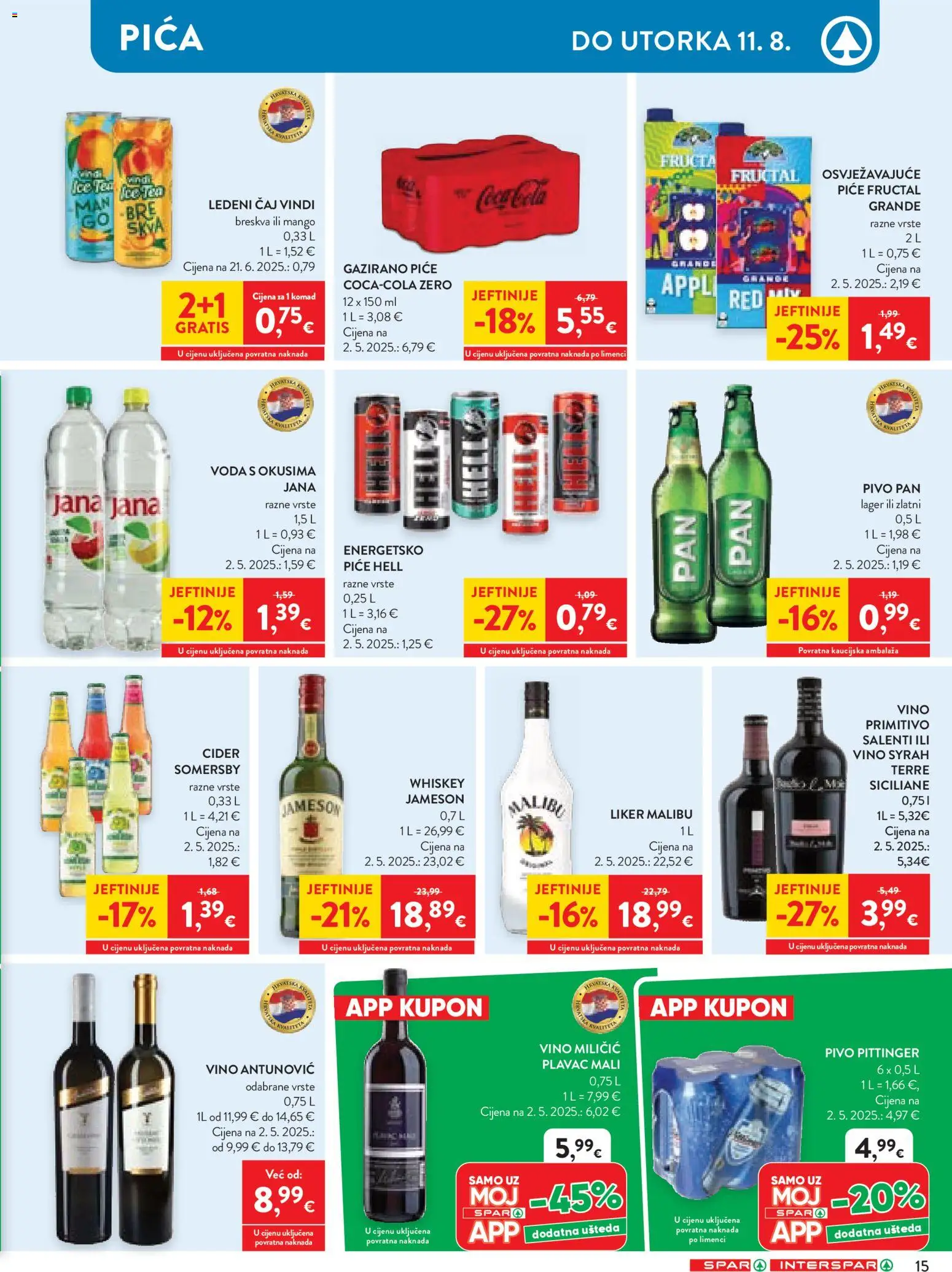 Interspar katalog akcija strana 20 – vrijedi od 4.8. do 11.8.2026.