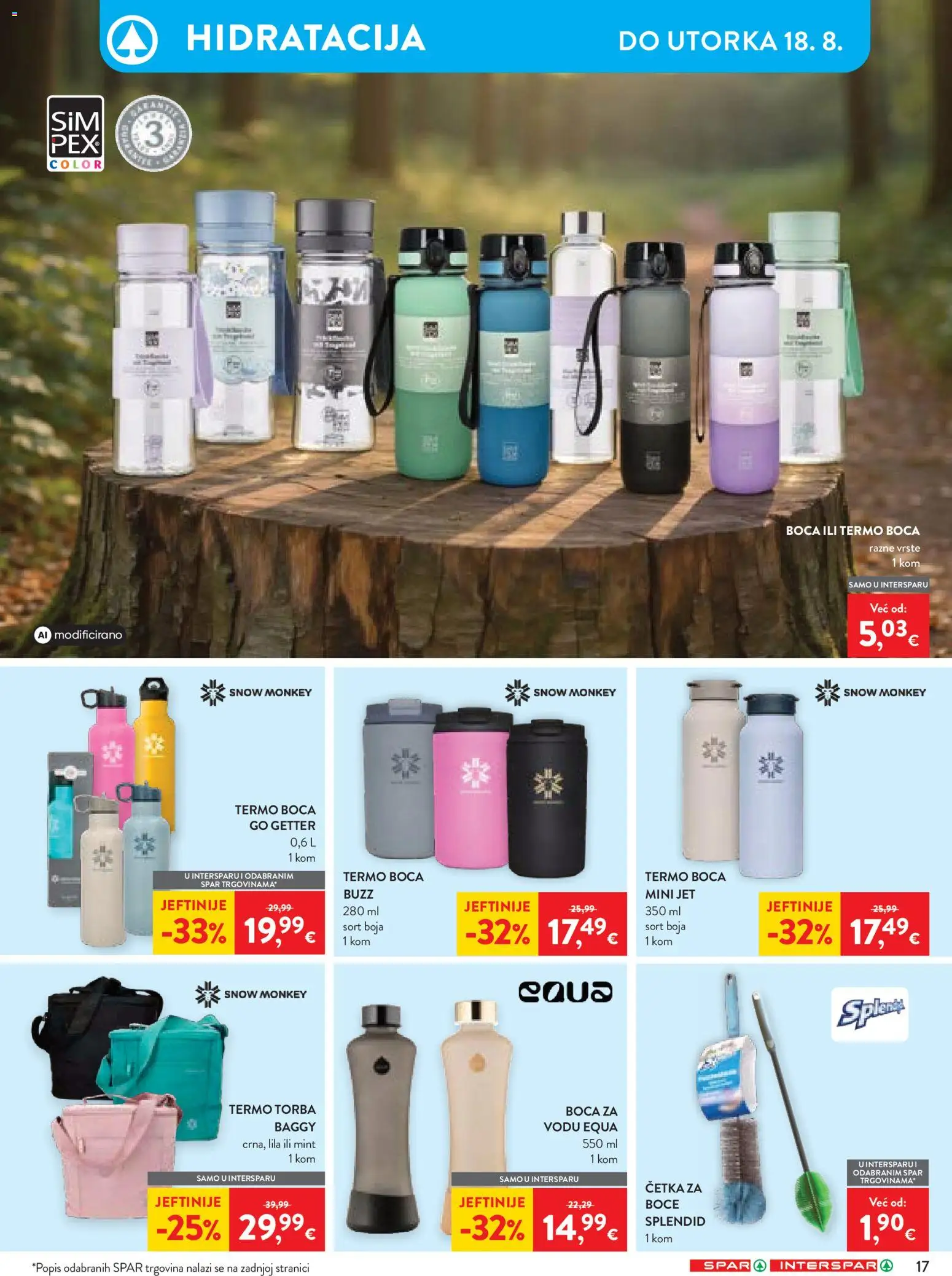 Interspar katalog akcija strana 29 – vrijedi od 4.8. do 11.8.2026.