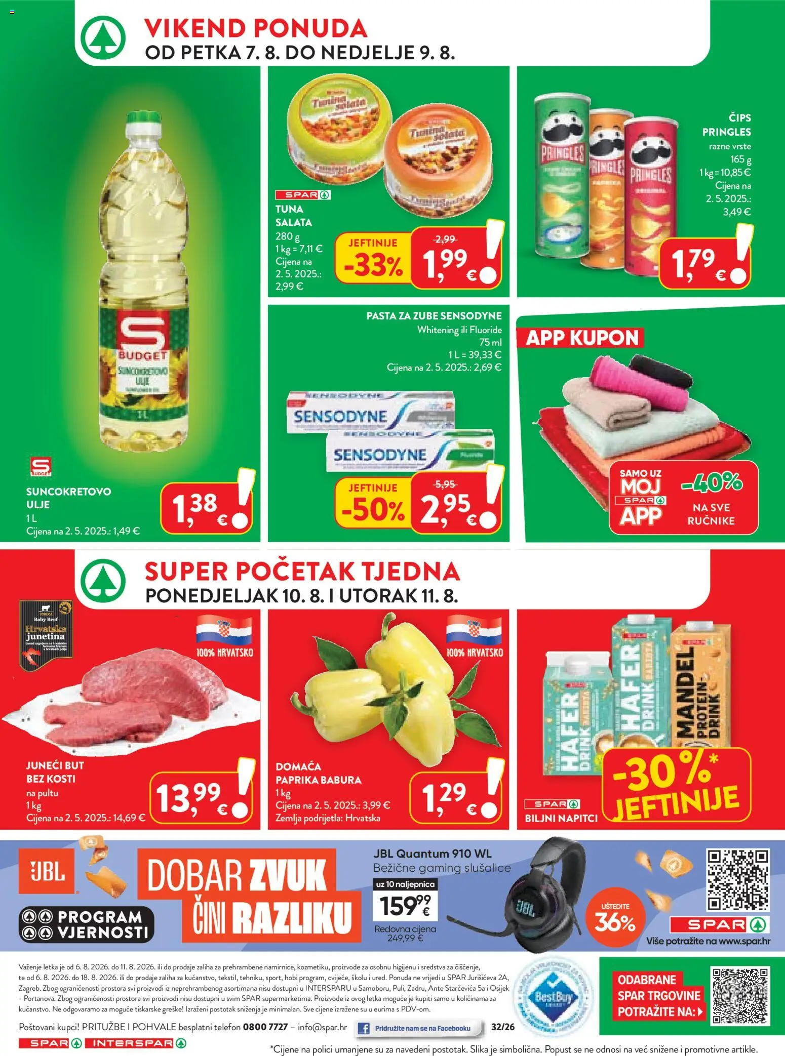 Interspar katalog akcija strana 34 – vrijedi od 4.8. do 11.8.2026.