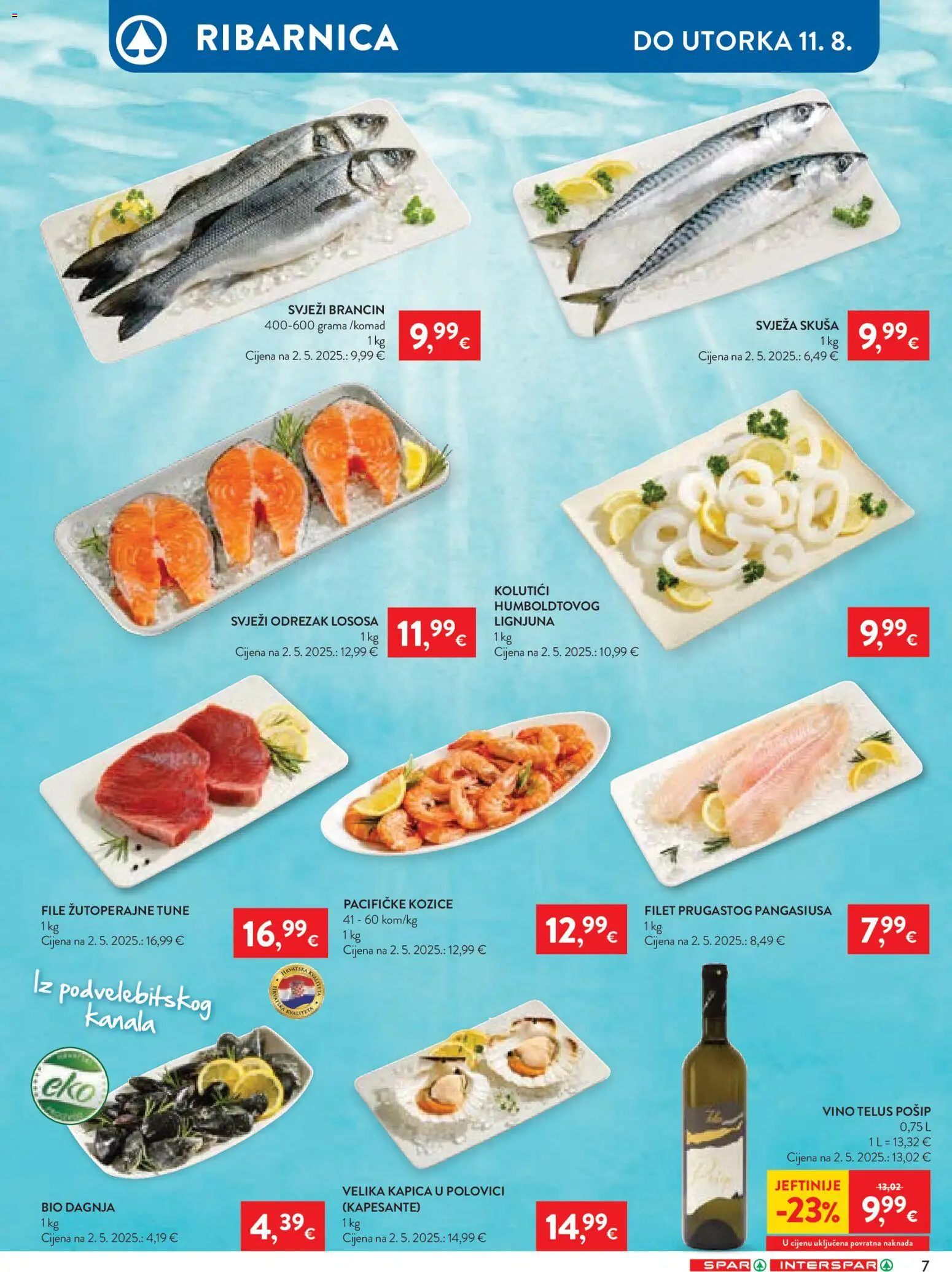 Interspar katalog akcija strana 7 – vrijedi od 4.8. do 11.8.2026.