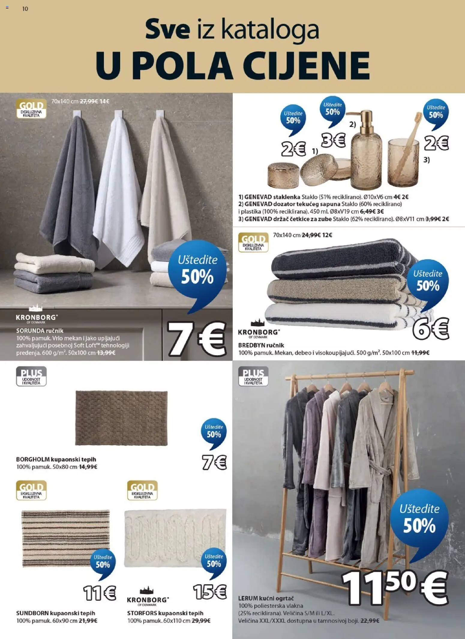 JYSK katalog akcija strana 10 – vrijedi od 5.8. do 18.8.2026.
