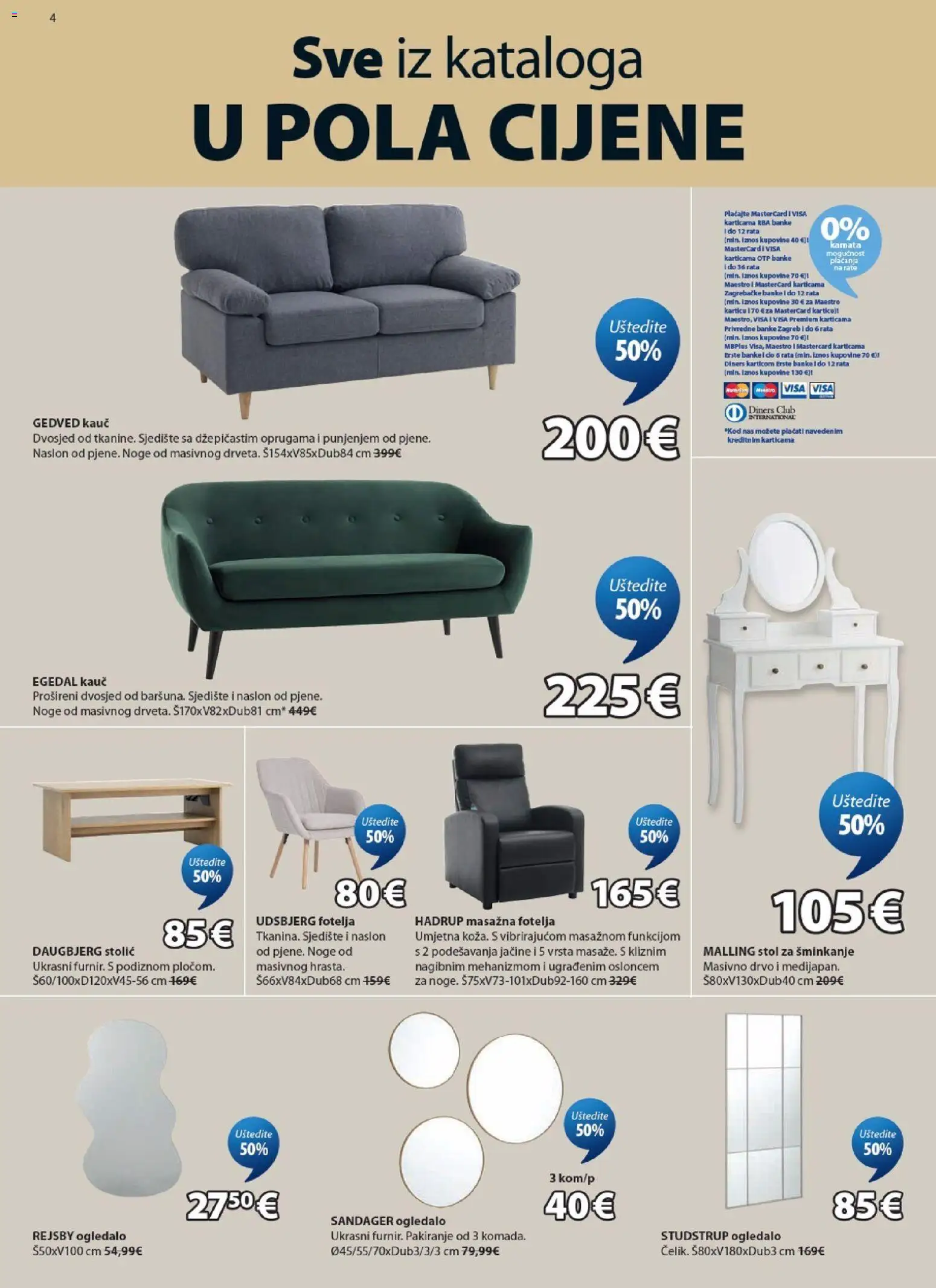 JYSK katalog akcija strana 4 – vrijedi od 5.8. do 18.8.2026.