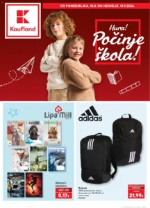 Kaufland katalog akcija strana 1 – vrijedi od 10.8. do 31.8.2026.