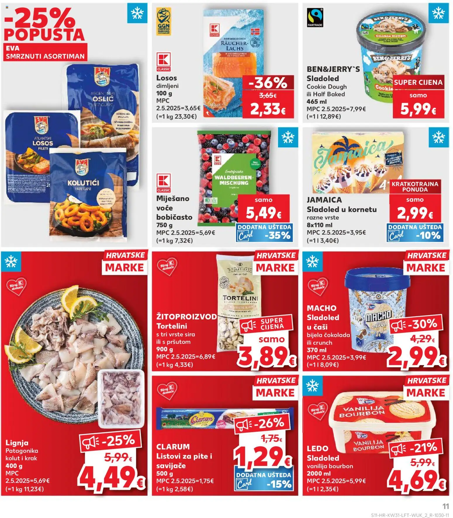 Kaufland katalog akcija strana 11 – vrijedi od 29.7. do 5.8.2026.