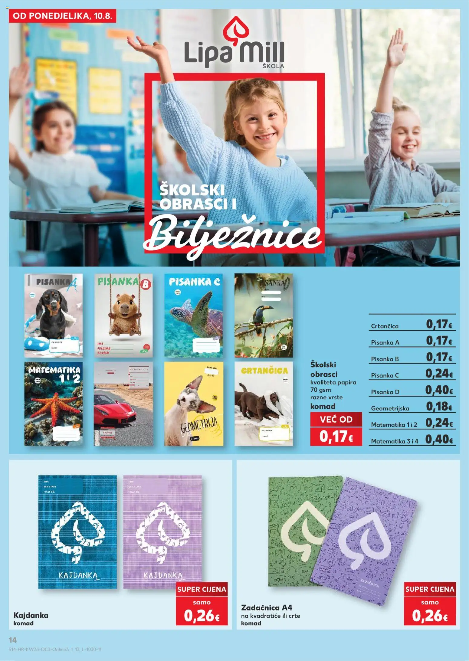 Kaufland katalog akcija strana 14 – vrijedi od 10.8. do 31.8.2026.