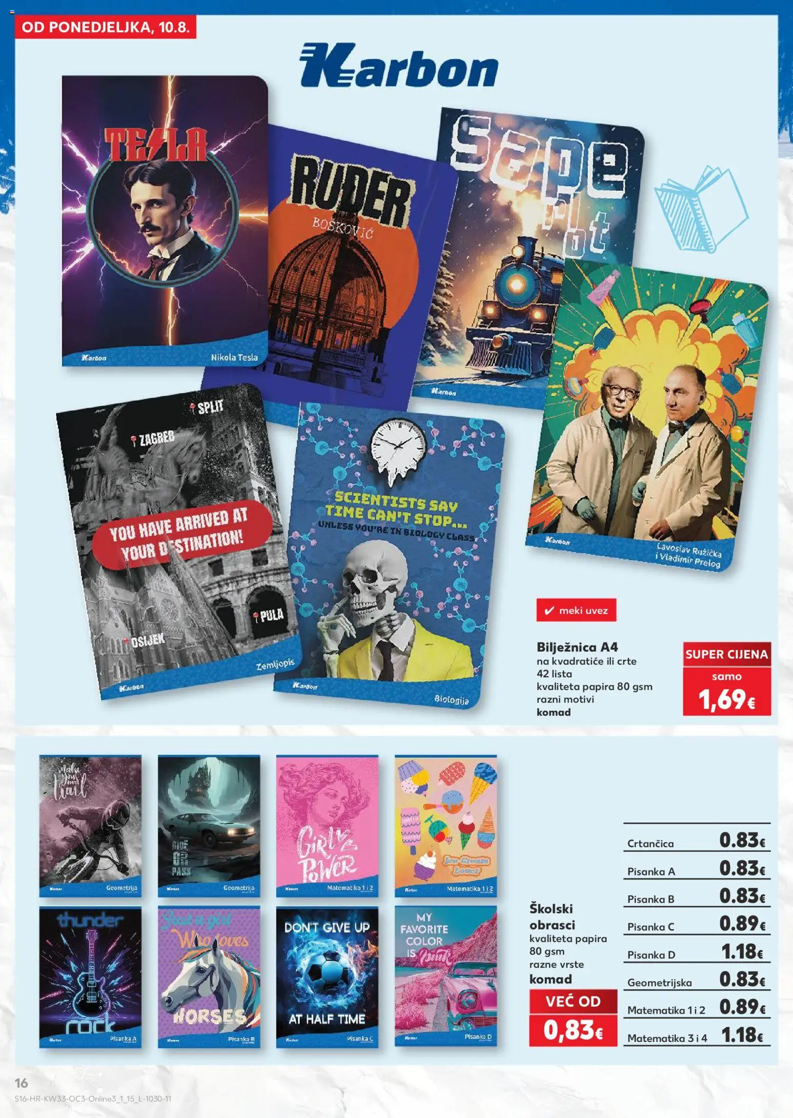 Kaufland katalog akcija strana 16 – vrijedi od 10.8. do 31.8.2026.