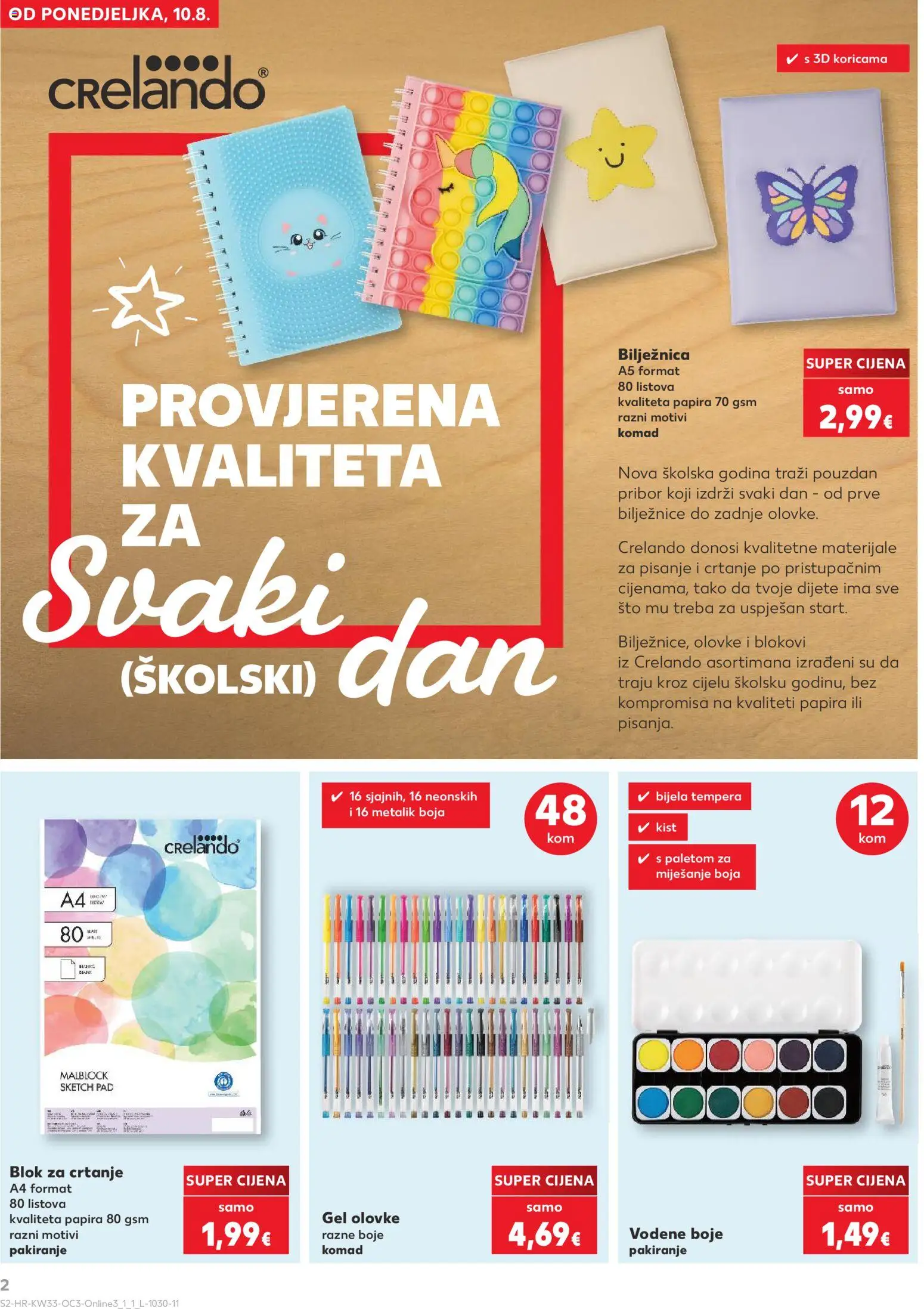 Kaufland katalog akcija strana 2 – vrijedi od 10.8. do 31.8.2026.