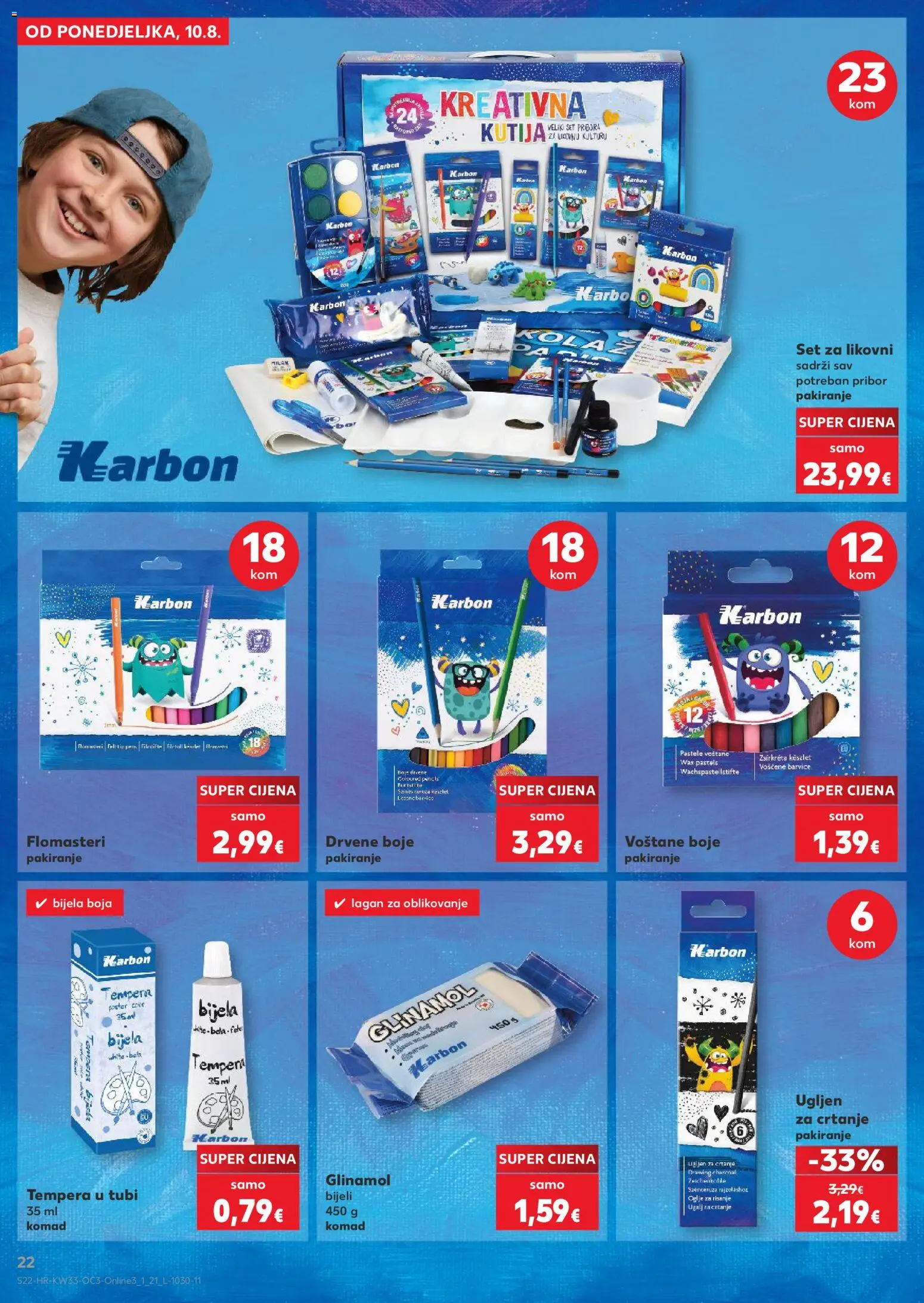 Kaufland katalog akcija strana 22 – vrijedi od 10.8. do 31.8.2026.