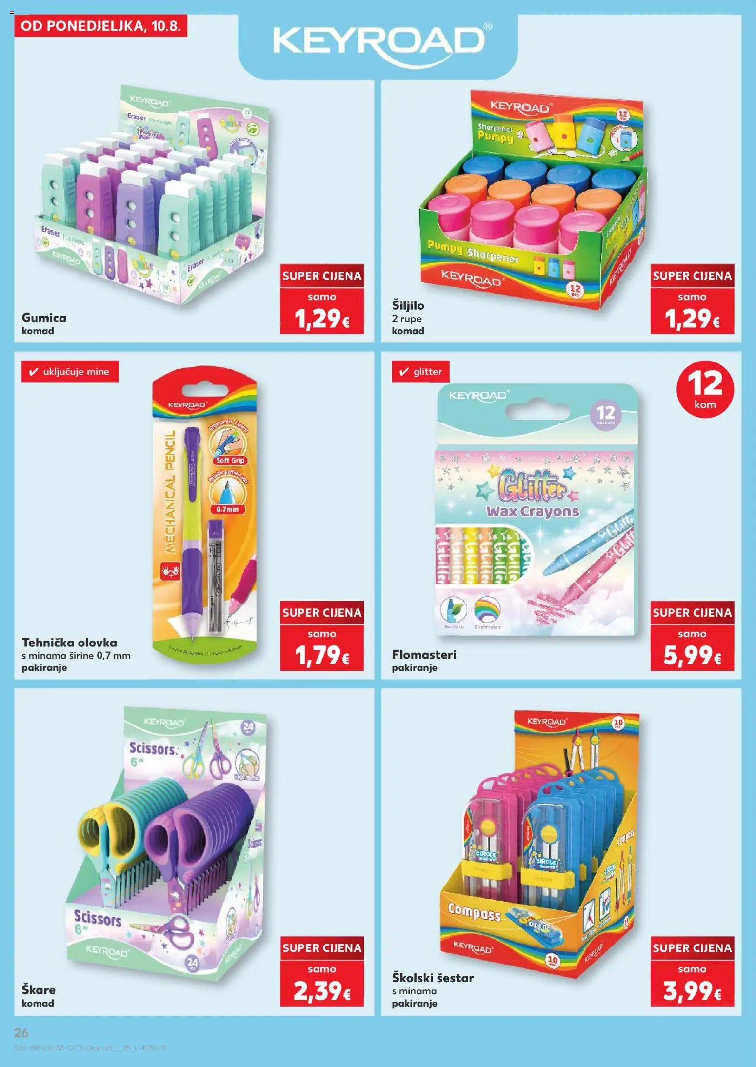 Kaufland katalog akcija strana 26 – vrijedi od 10.8. do 31.8.2026.