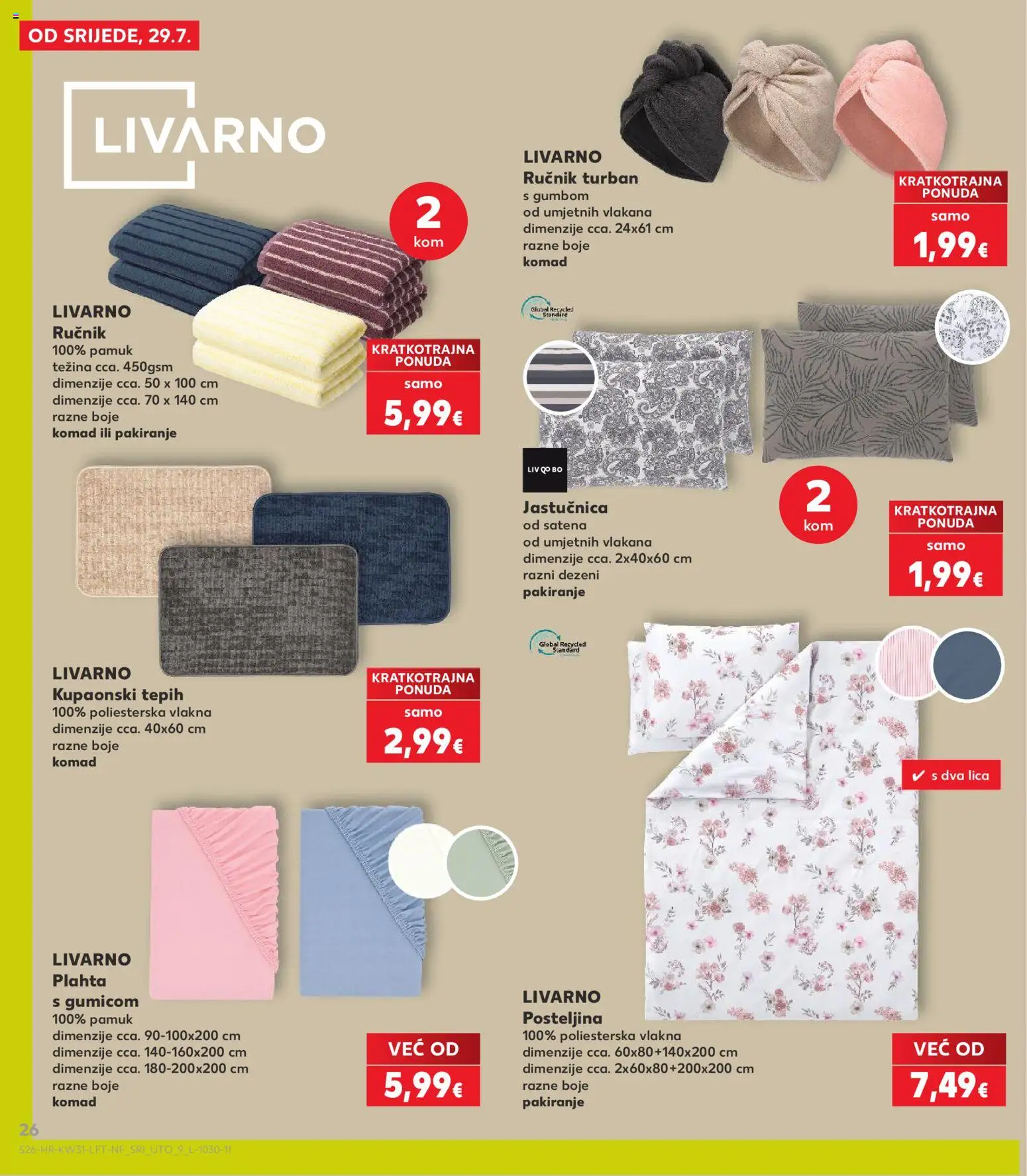 Kaufland katalog akcija strana 26 – vrijedi od 29.7. do 5.8.2026.