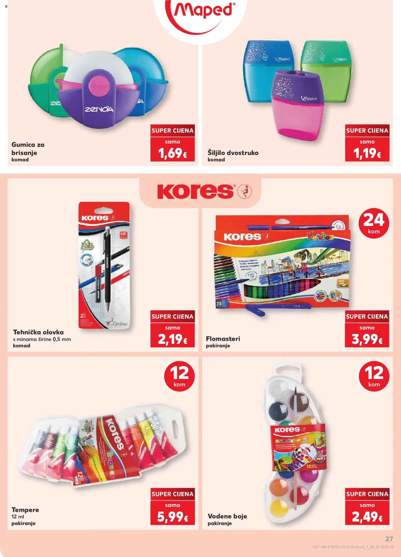 Kaufland katalog akcija strana 27 – vrijedi od 10.8. do 31.8.2026.