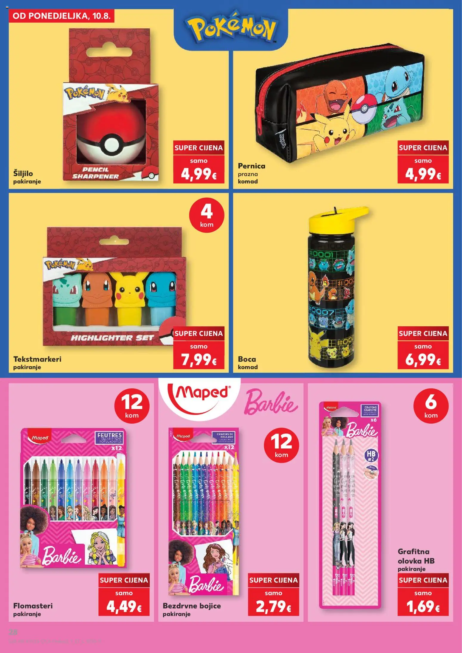 Kaufland katalog akcija strana 28 – vrijedi od 10.8. do 31.8.2026.