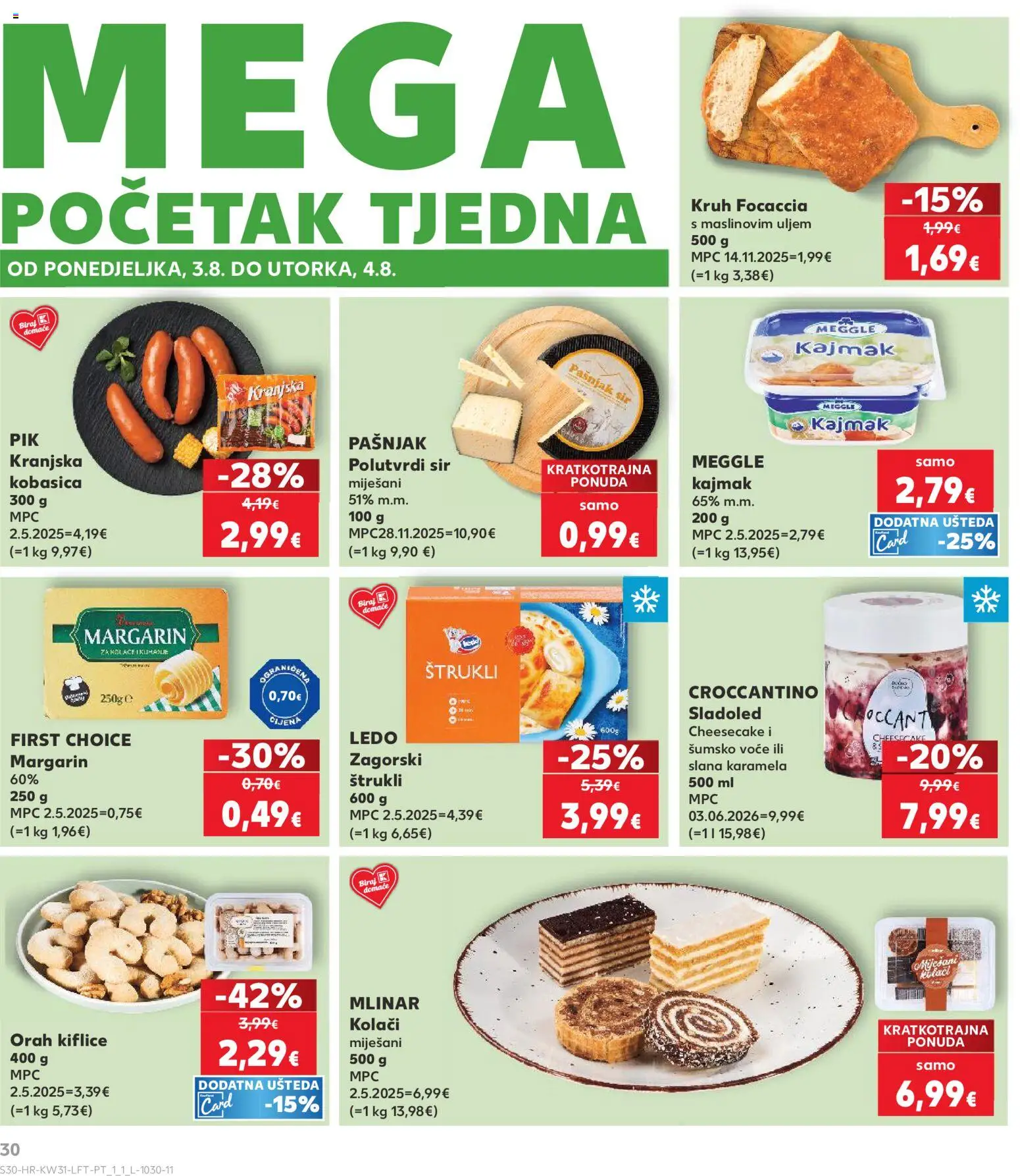 Kaufland katalog akcija strana 30 – vrijedi od 29.7. do 5.8.2026.
