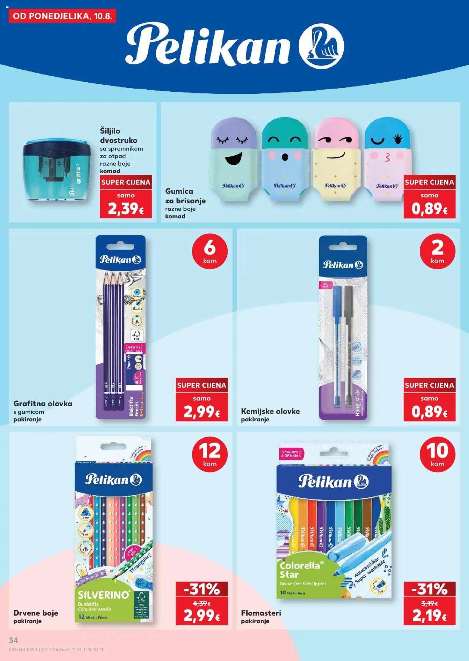 Kaufland katalog akcija strana 34 – vrijedi od 10.8. do 31.8.2026.