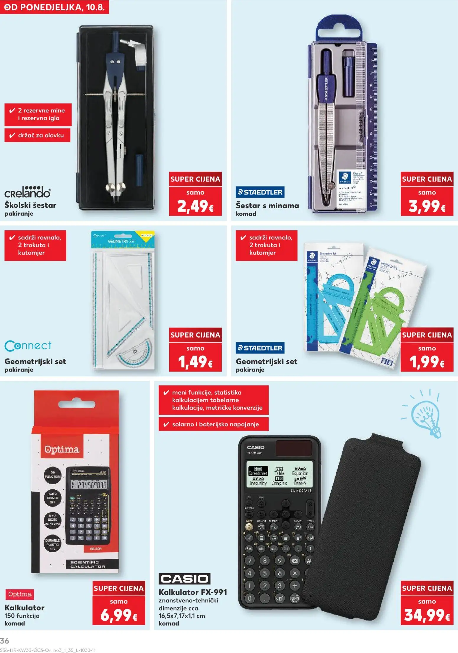 Kaufland katalog akcija strana 36 – vrijedi od 10.8. do 31.8.2026.