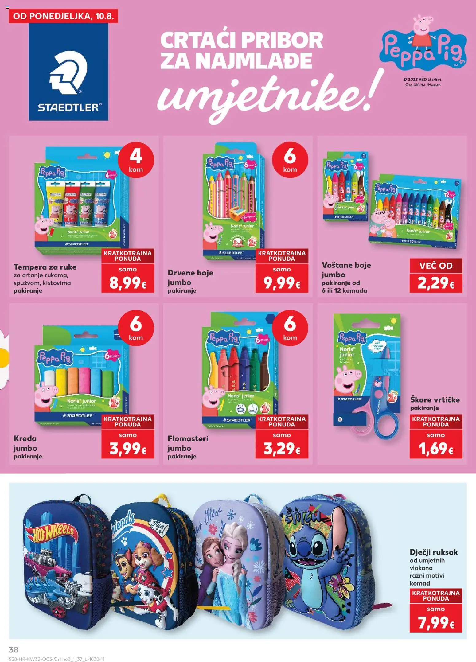 Kaufland katalog akcija strana 38 – vrijedi od 10.8. do 31.8.2026.
