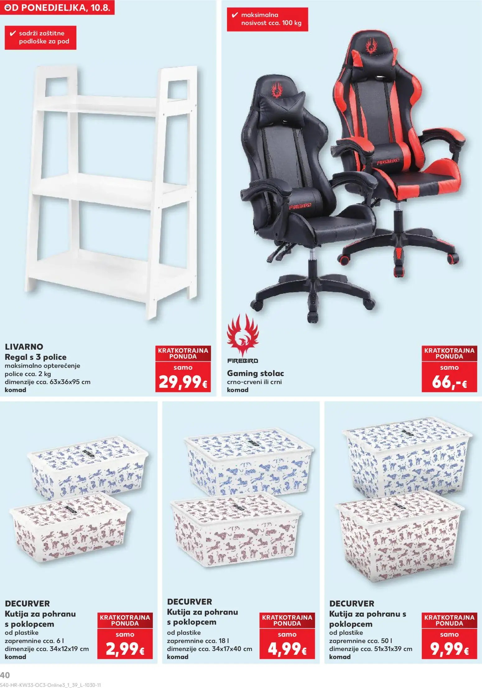 Kaufland katalog akcija strana 40 – vrijedi od 10.8. do 31.8.2026.