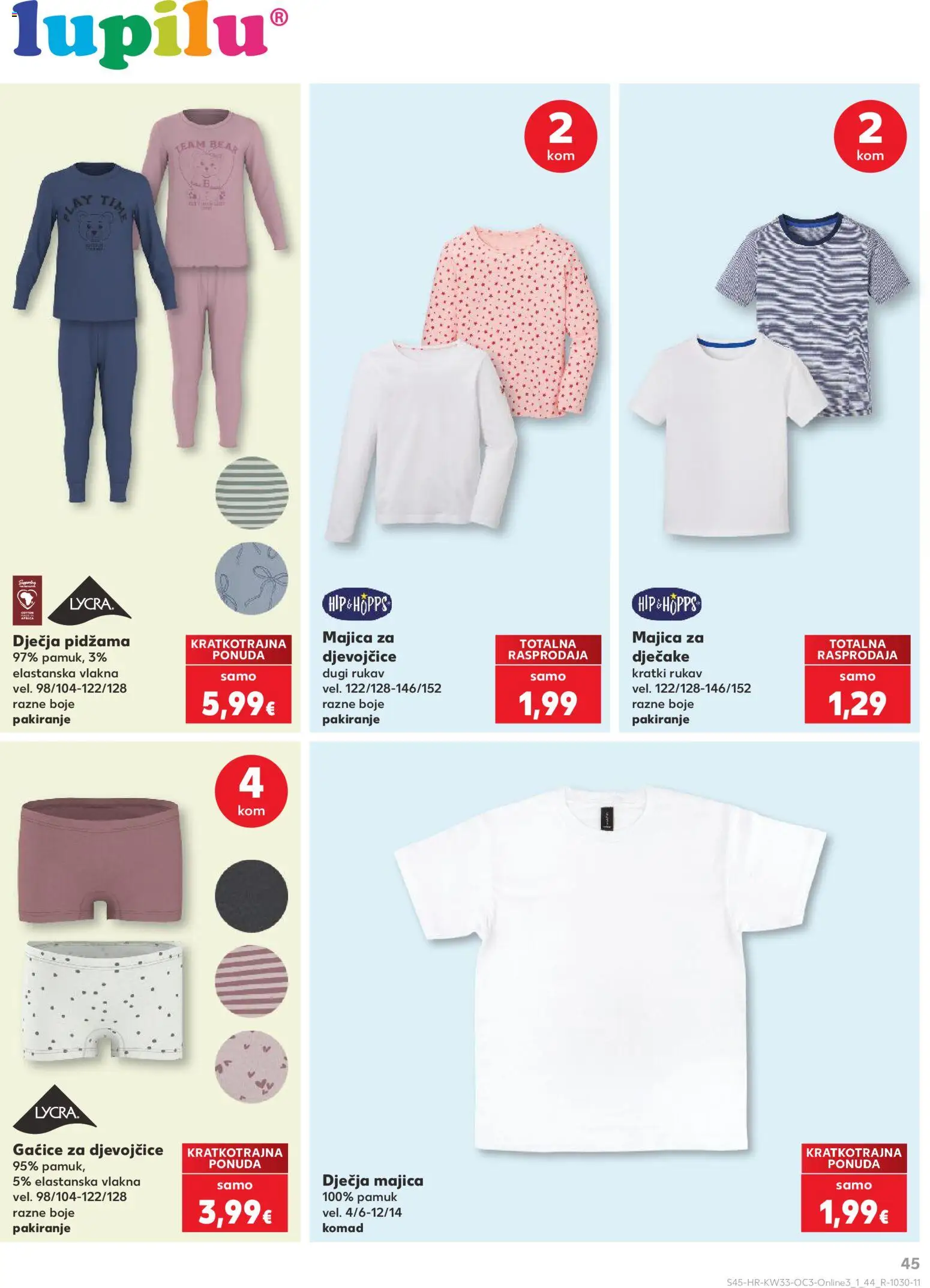 Kaufland katalog akcija strana 45 – vrijedi od 10.8. do 31.8.2026.