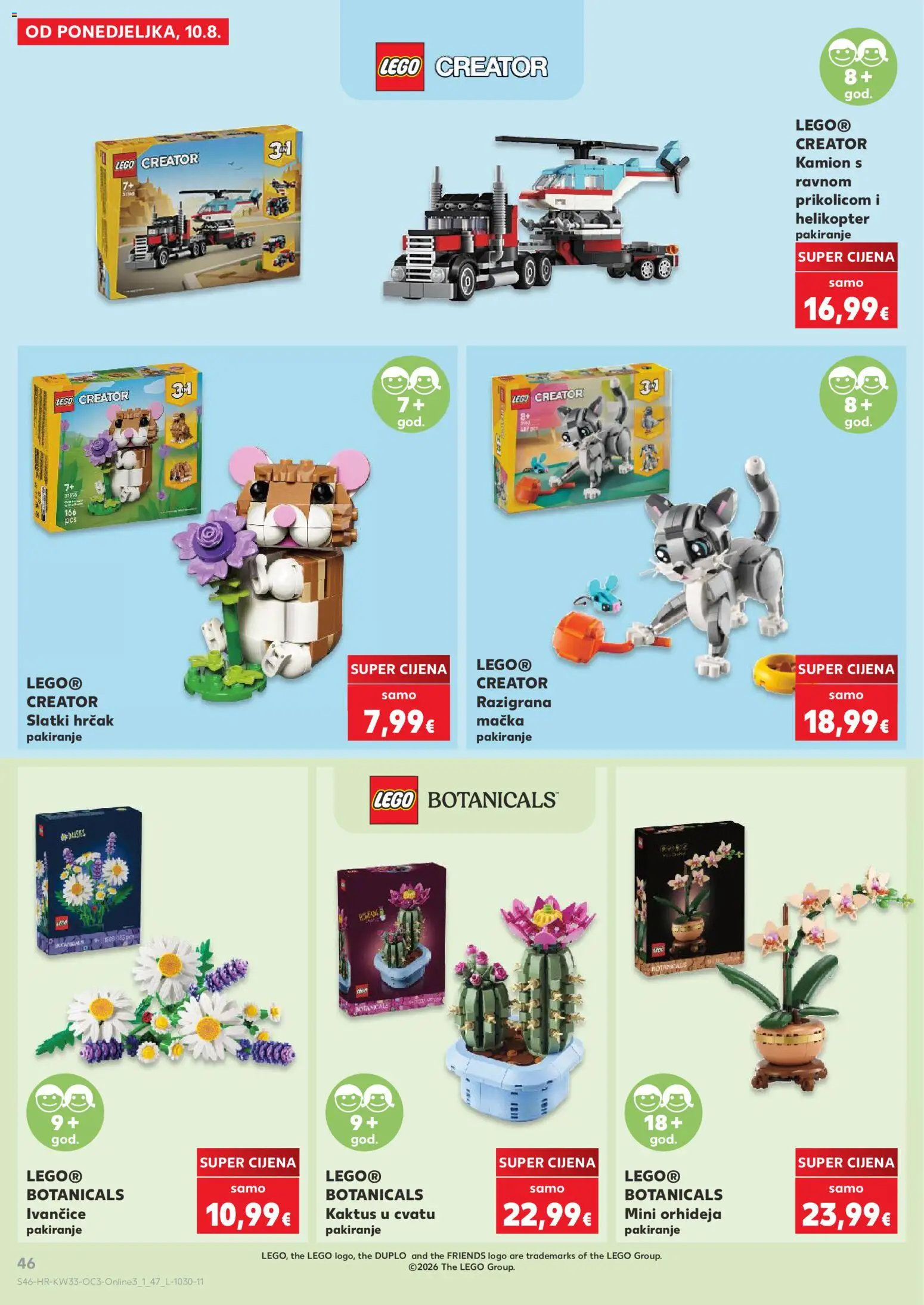 Kaufland katalog akcija strana 46 – vrijedi od 10.8. do 31.8.2026.