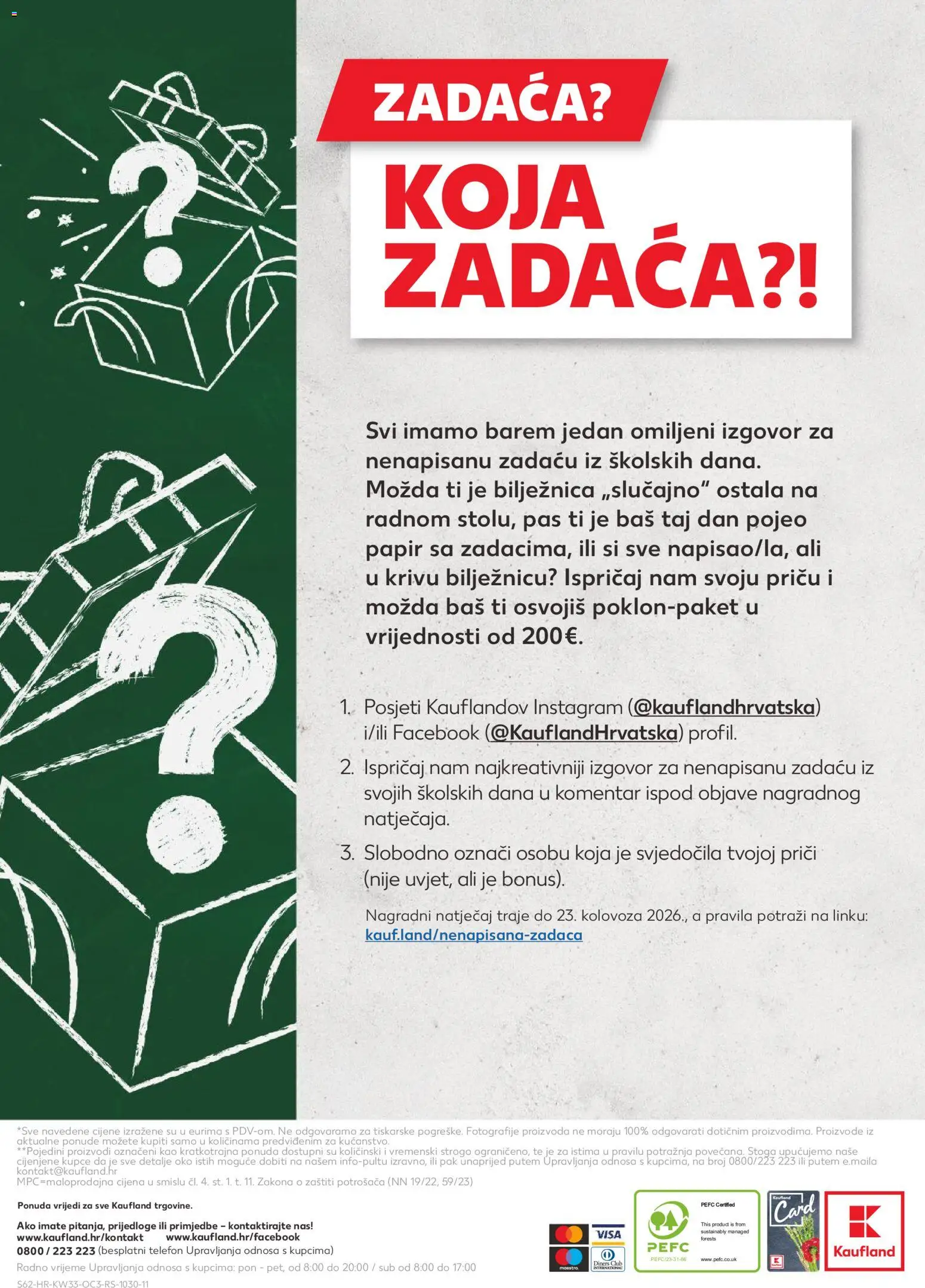 Kaufland katalog akcija strana 62 – vrijedi od 10.8. do 31.8.2026.
