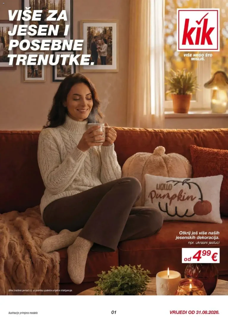 Kik katalog akcija strana 1 – vrijedi od 28.8. do 6.9.2026.
