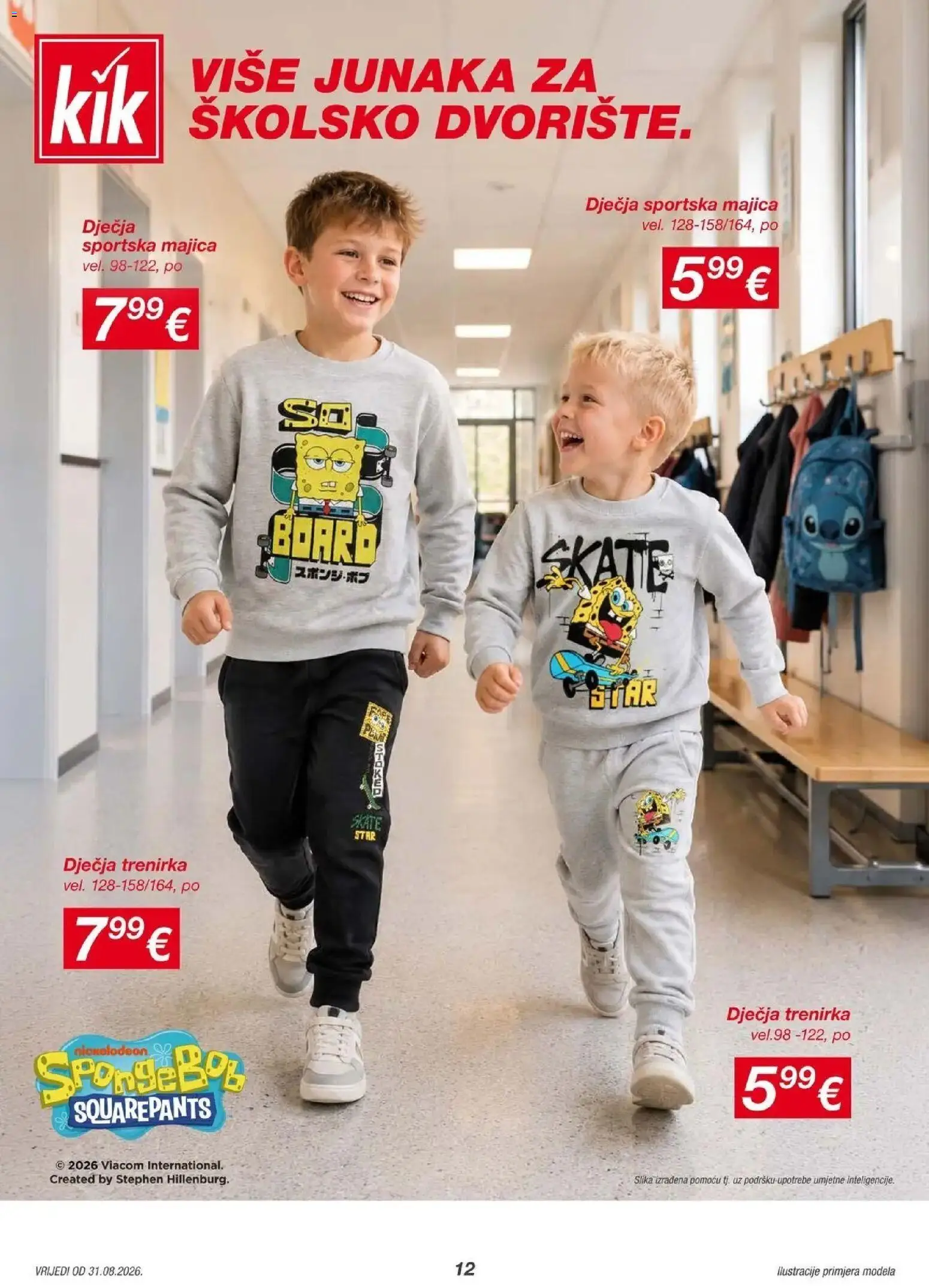 Kik katalog akcija strana 12 – vrijedi od 28.8. do 6.9.2026.