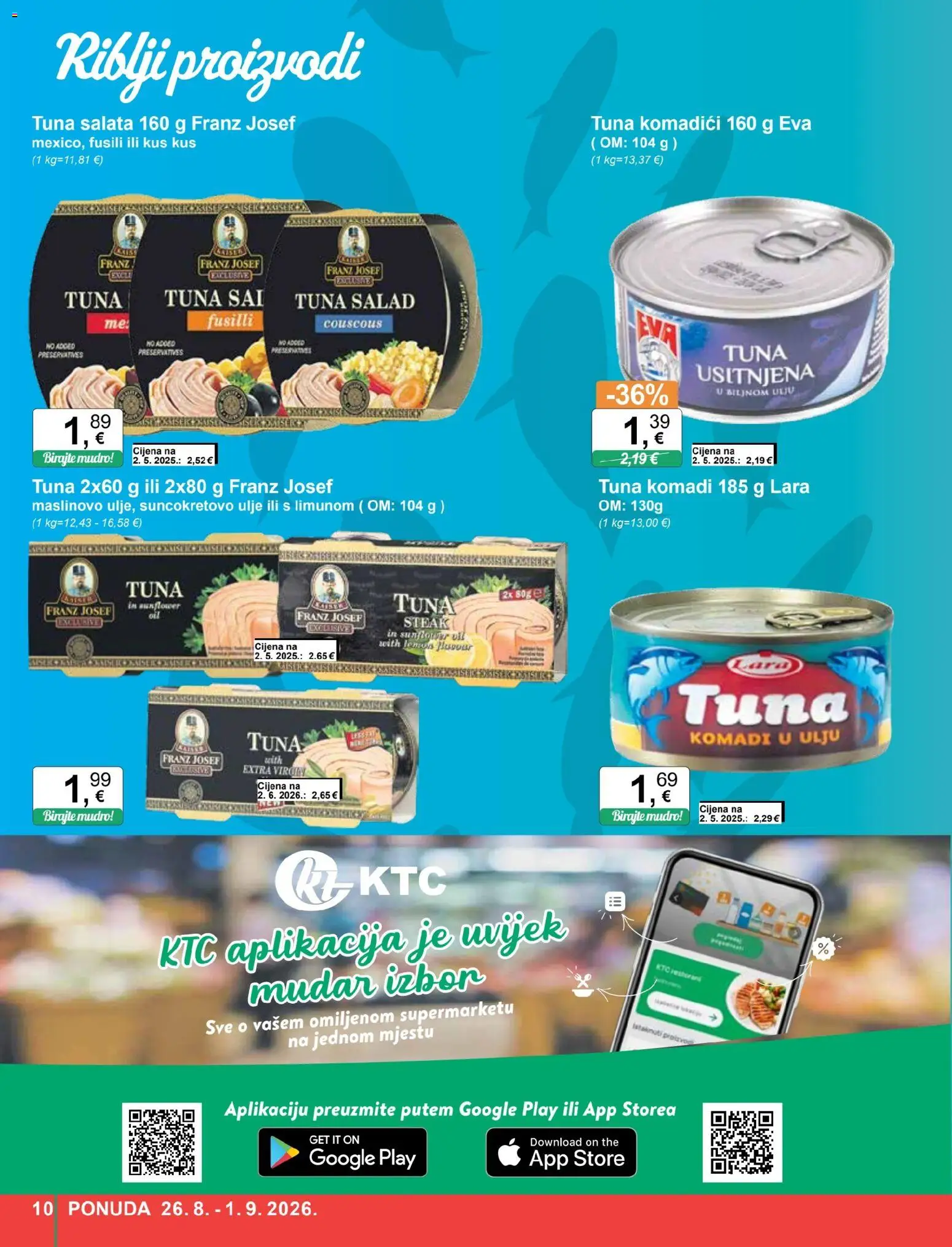 KTC katalog akcija strana 10 – vrijedi od 26.8. do 1.9.2026.