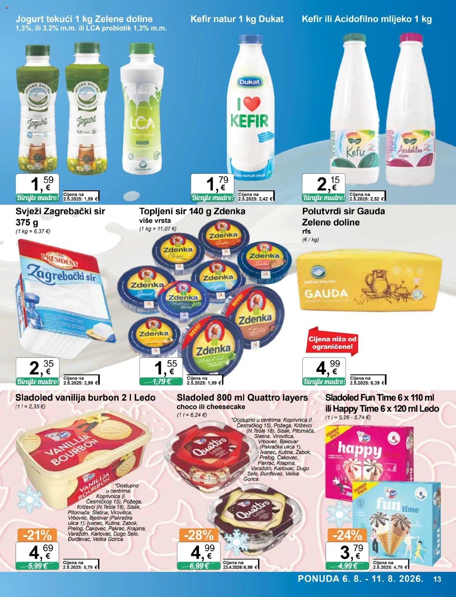 KTC katalog akcija strana 13 – vrijedi od 6.8. do 11.8.2026.