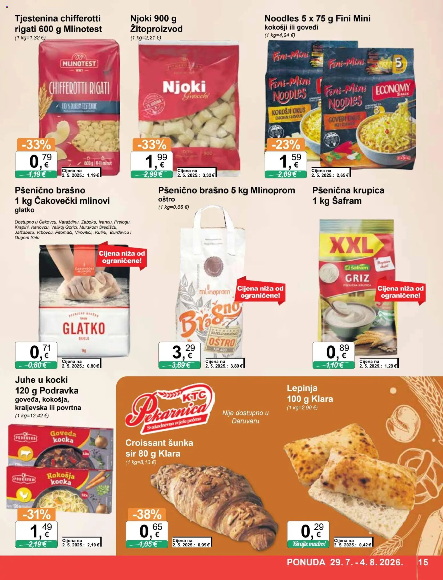 KTC katalog akcija strana 15 – vrijedi od 29.7. do 4.8.2026.