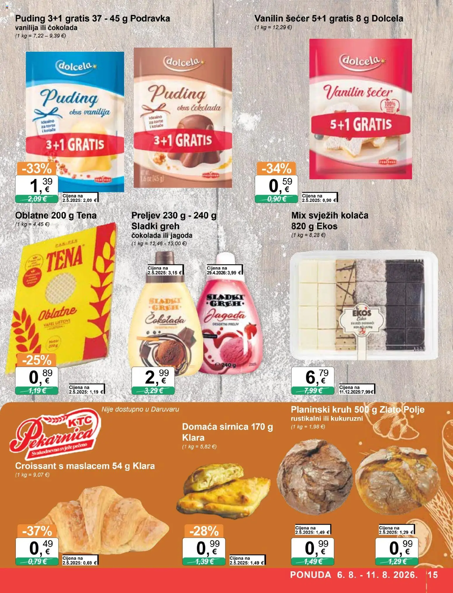 KTC katalog akcija strana 15 – vrijedi od 6.8. do 11.8.2026.