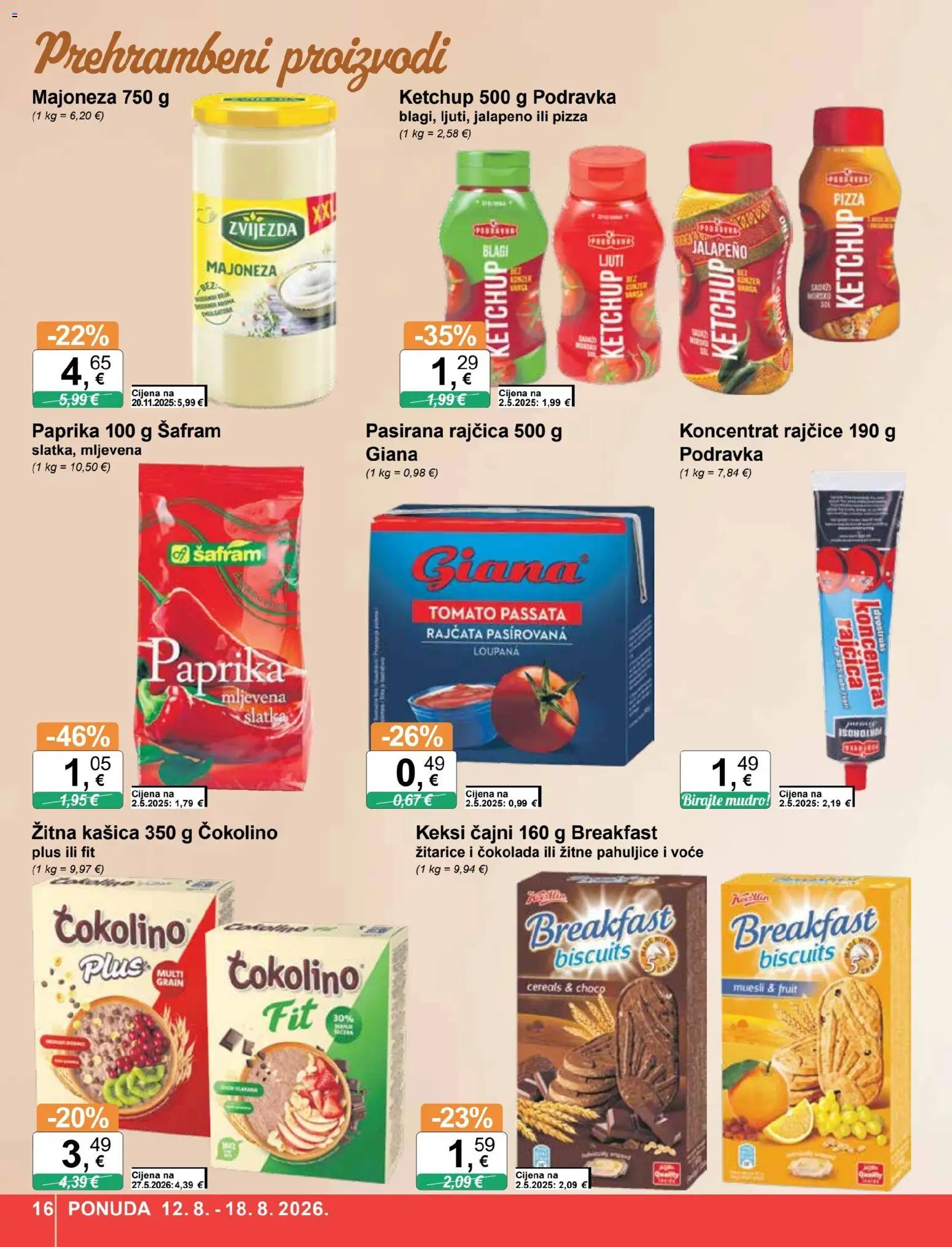 KTC katalog akcija strana 16 – vrijedi od 12.8. do 18.8.2026.